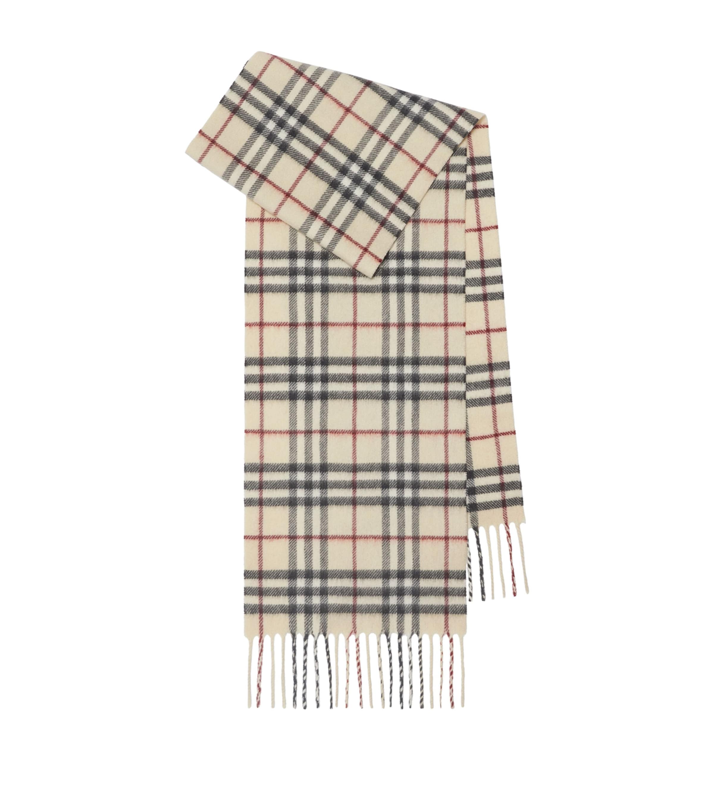 Cashmere Check Scarf