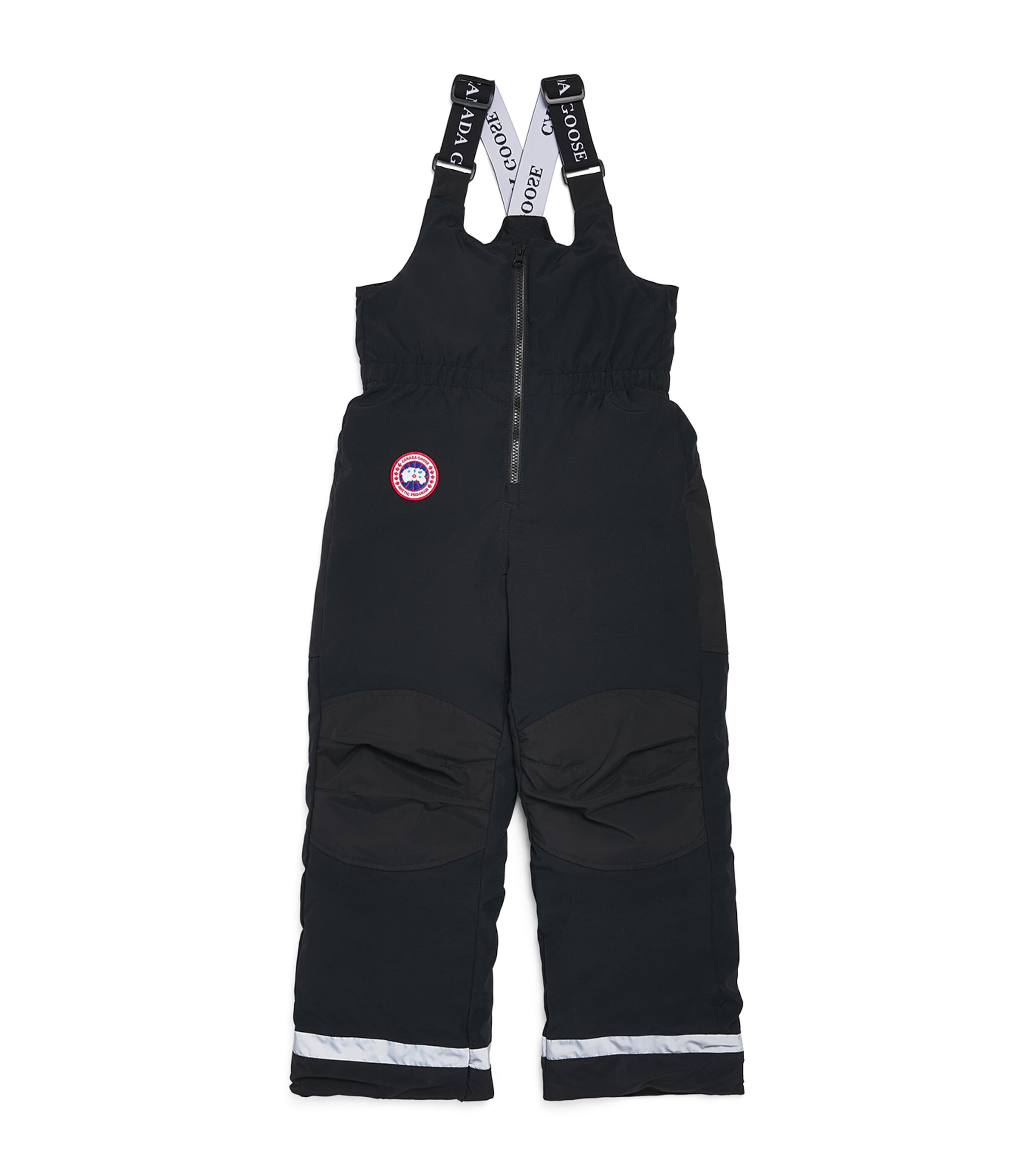 Canada Goose Kids Eaglet Bib Overalls (2-7 Years) Black Noir