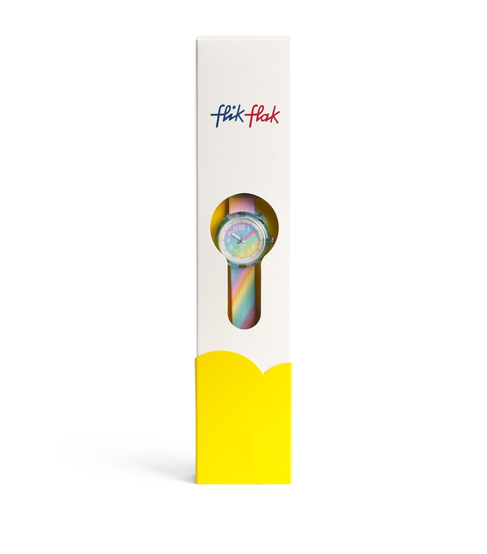 Flik Flak Liquid Rainbow Watch 31.85mm Multicoloured