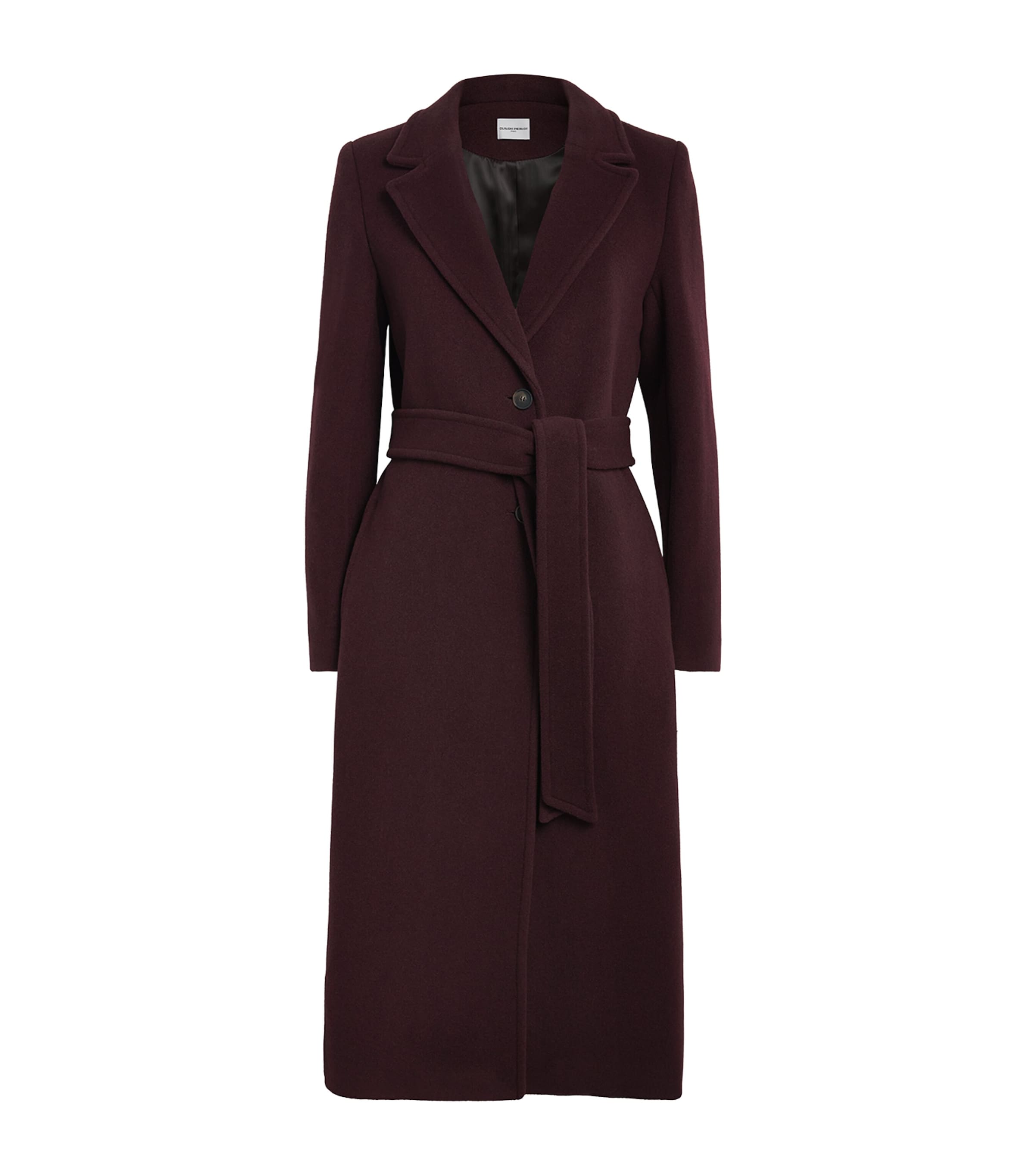 Wool-Cotton Belted Trench Coat
