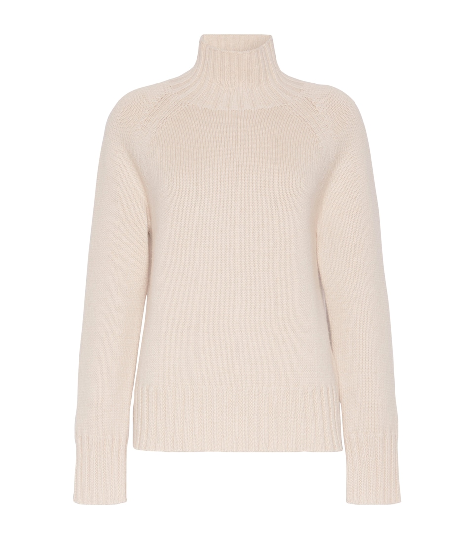 Max Mara Womens Wool-Cashmere Sweater Albino