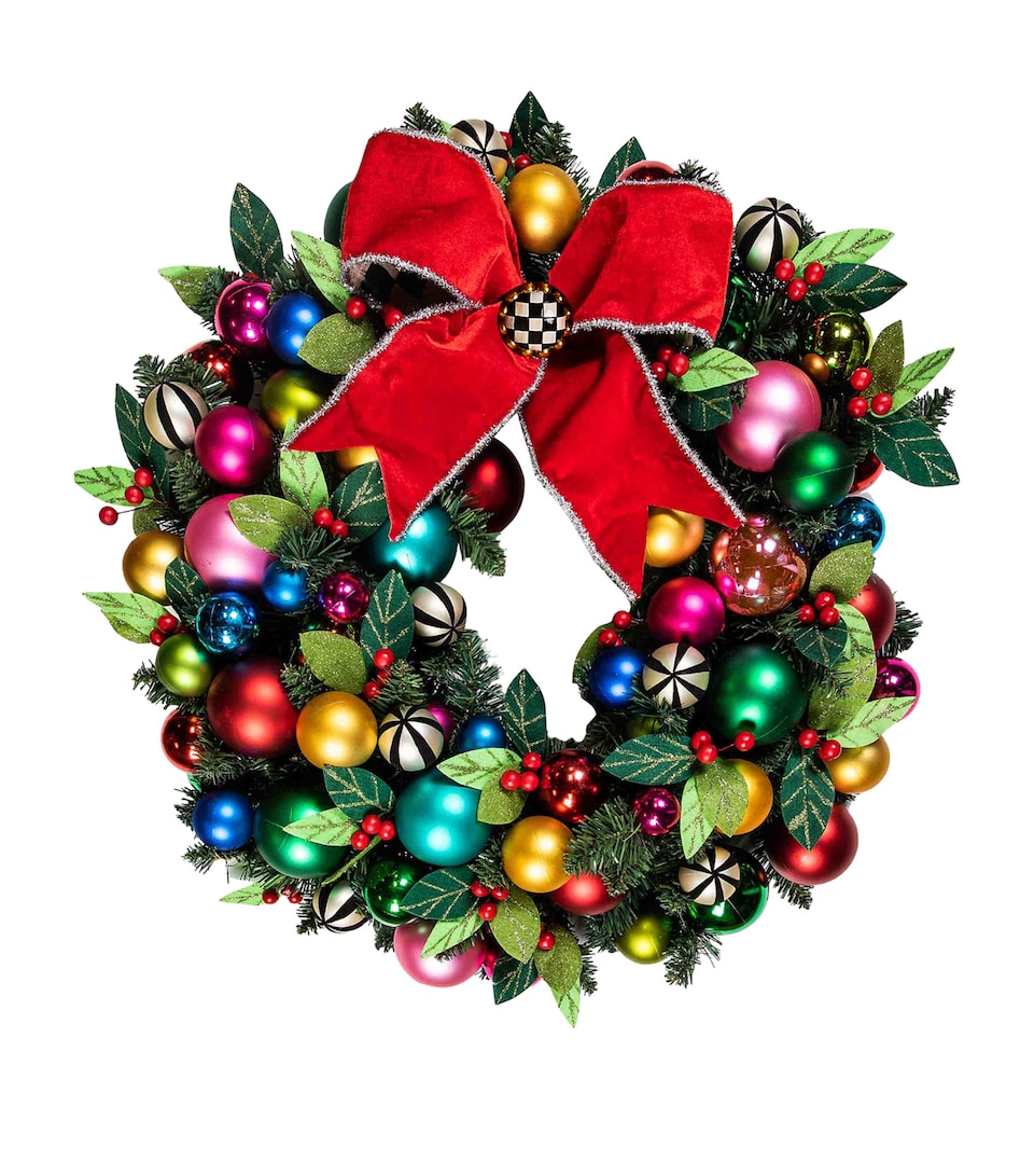 MacKenzie-Childs Jubilee Ribbon Wreath
