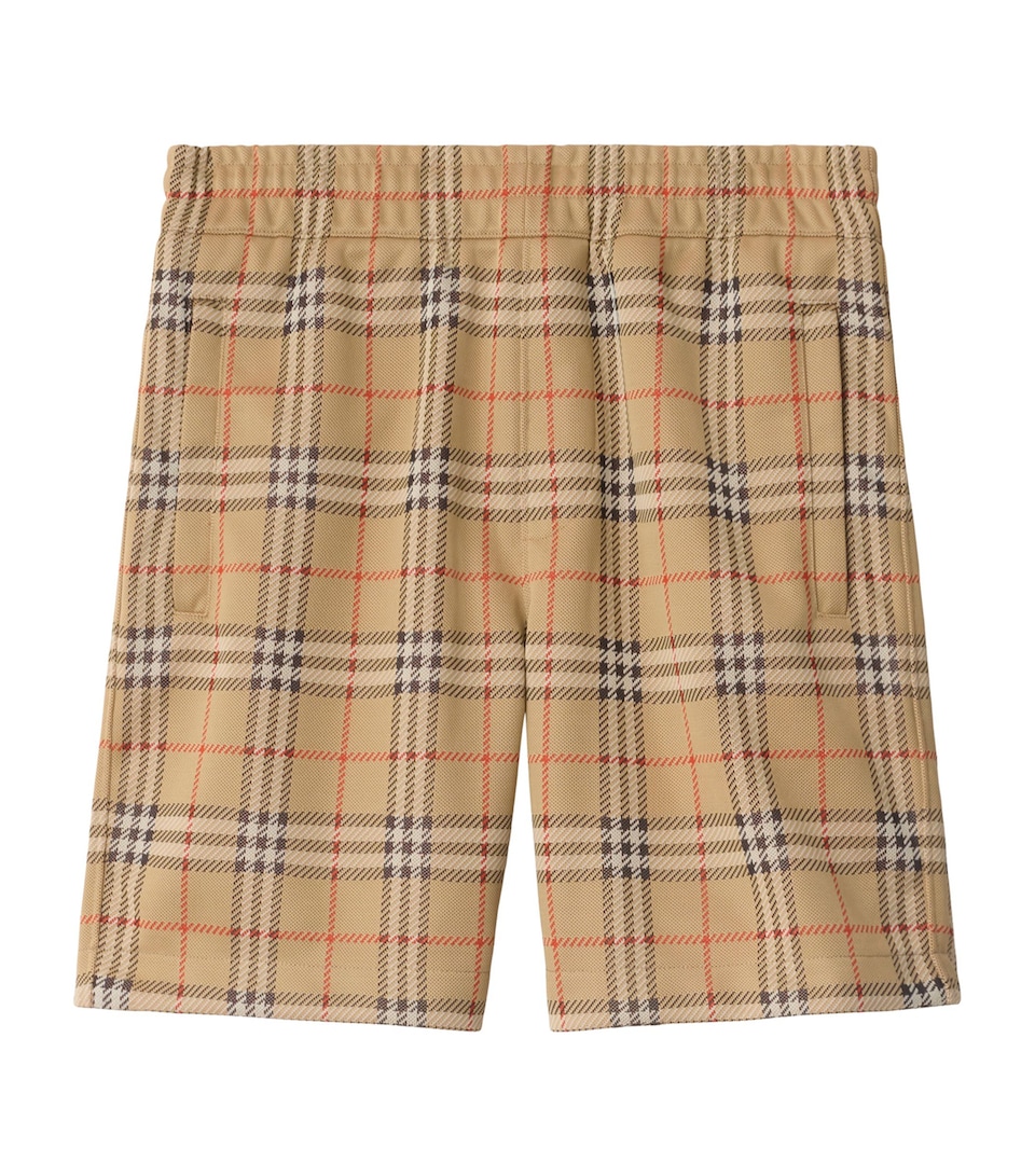 Jersey Check Shorts