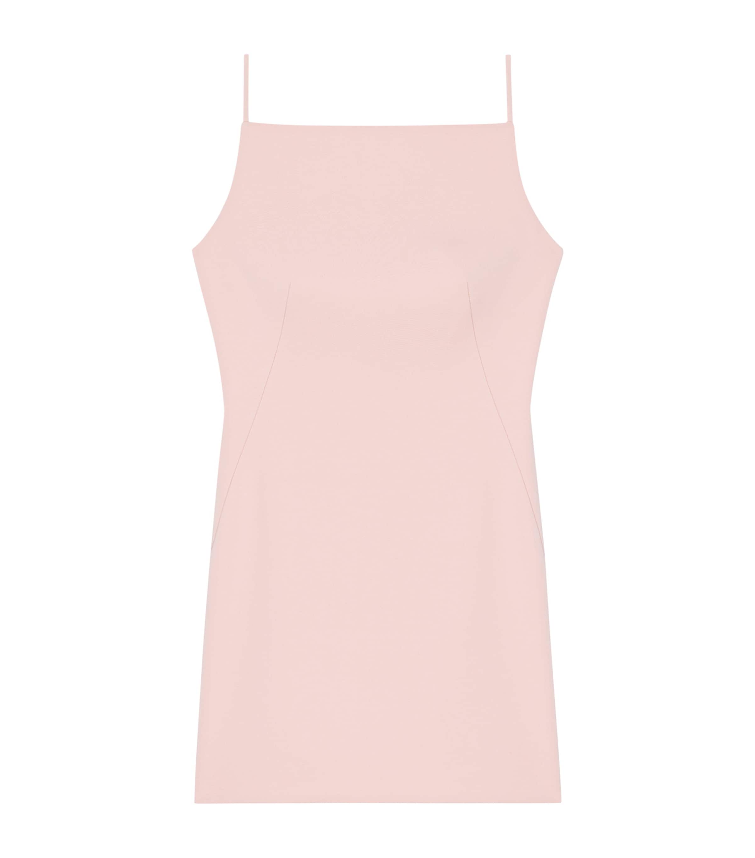 Givenchy Womens Sliced Mini Dress Silk Pink