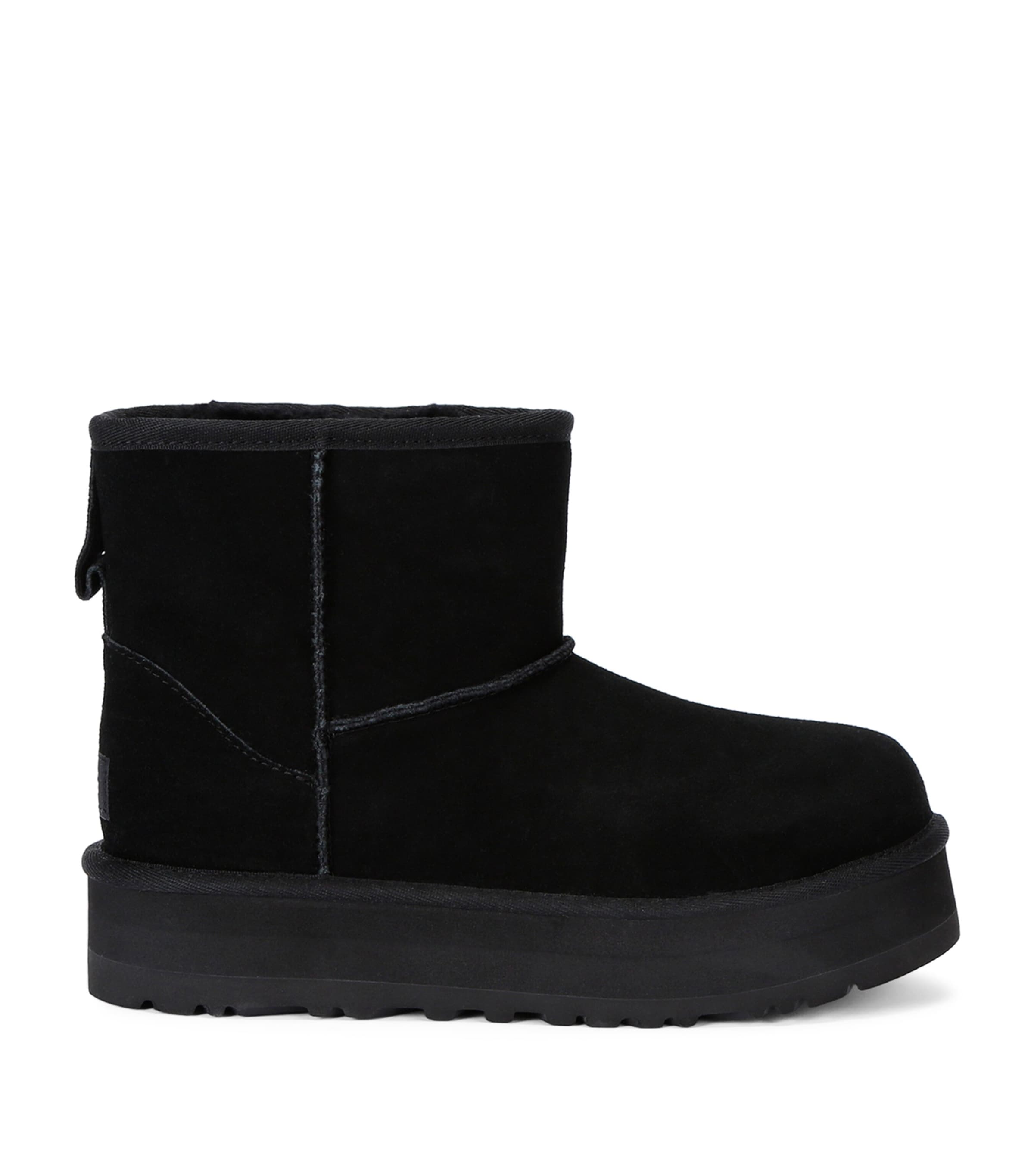 UGG Kids Classic Mini Platform Boots Black