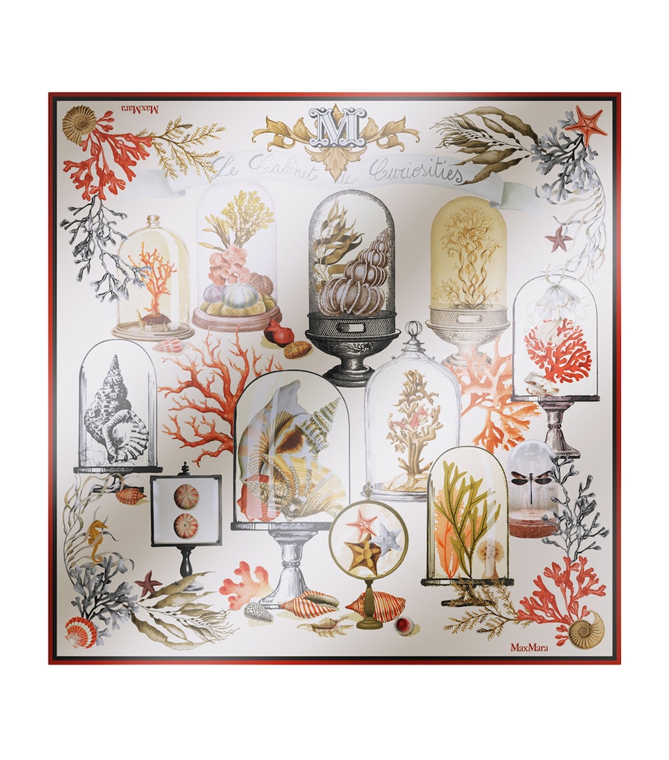 Silk Printed Square Scarf