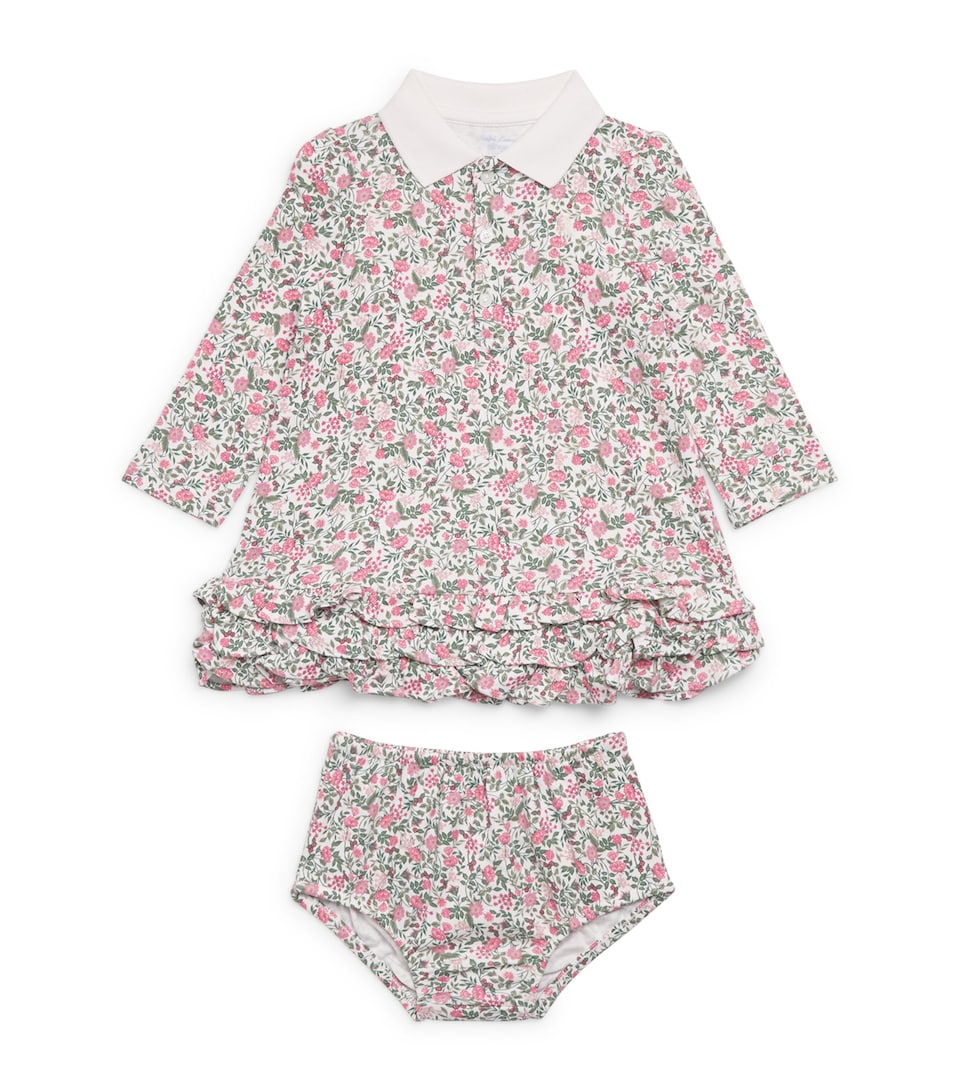 Cotton Floral Dress and Bloomers Set (3-24 Months)