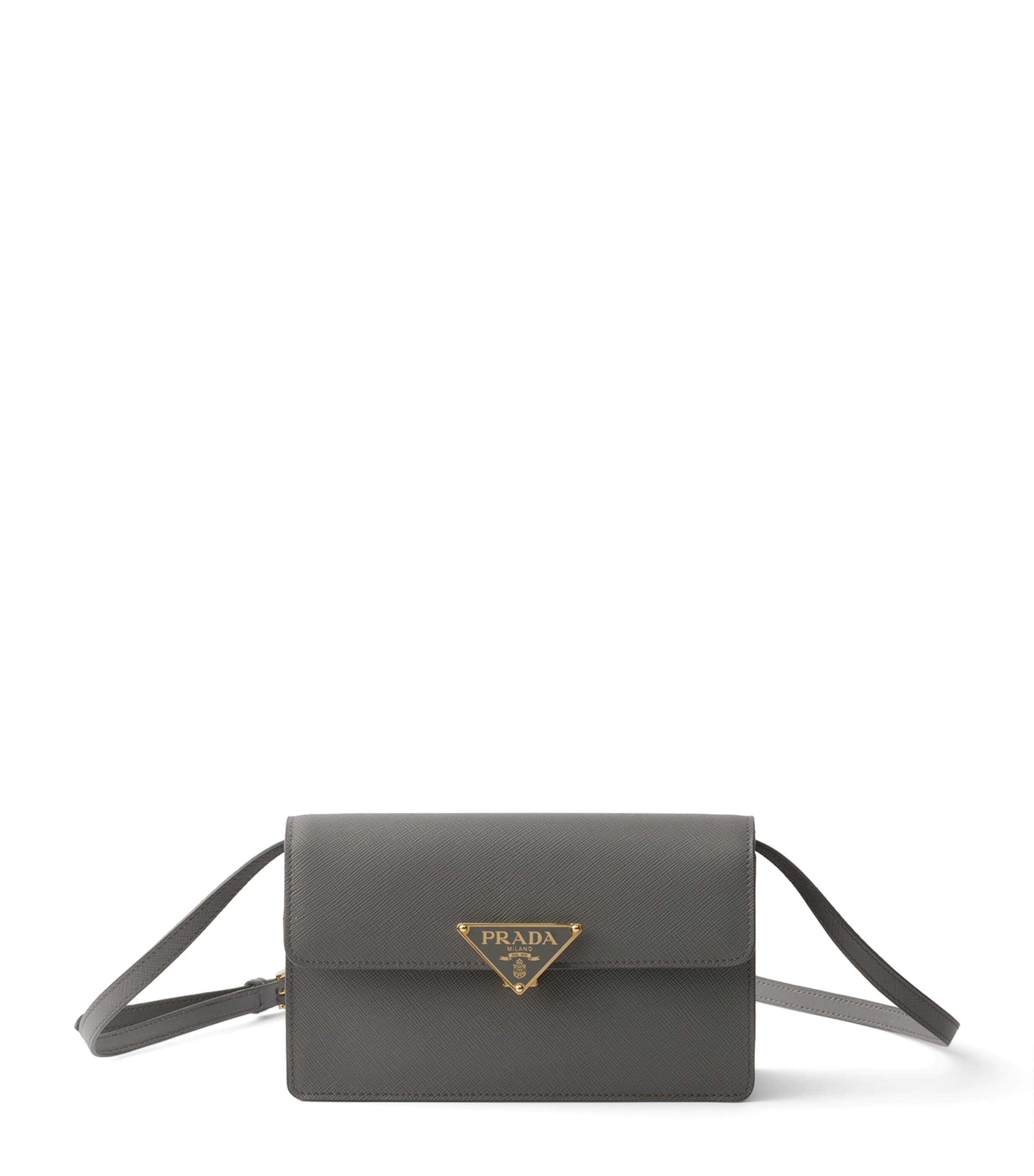 Mini Saffiano Leather Cross-Body Bag
