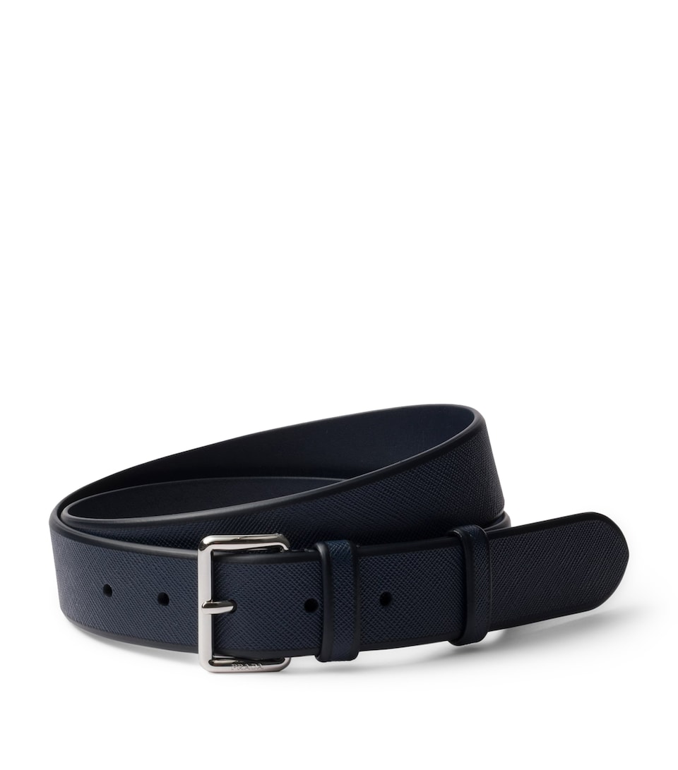 Saffiano Leather Belt