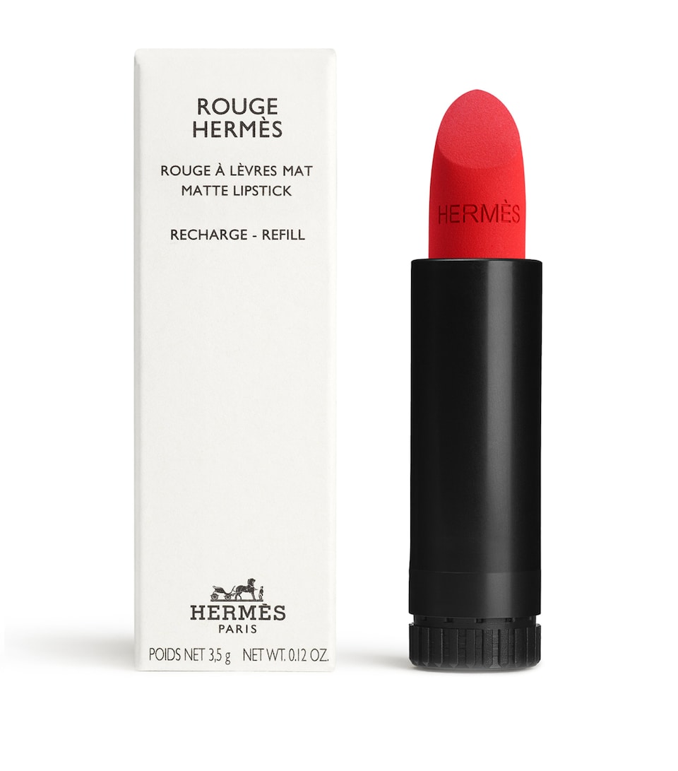 HERMÈS Rouge Hermès Matte Lipstick - 64 Rouge Casaque Refill Rouge Casaque