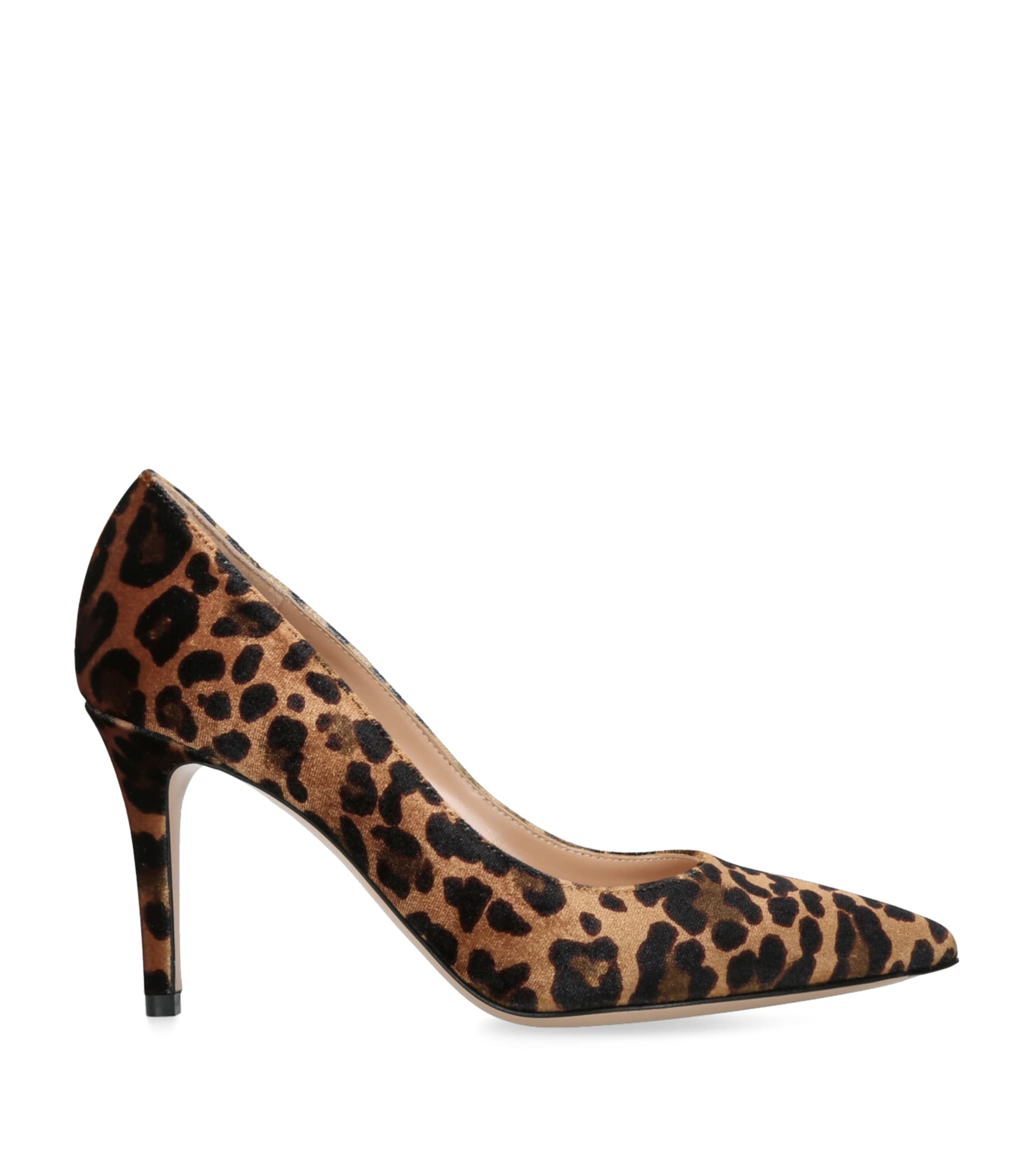 Jimmy Choo Pixie 45 Leopard Print Pumps | Harrods US