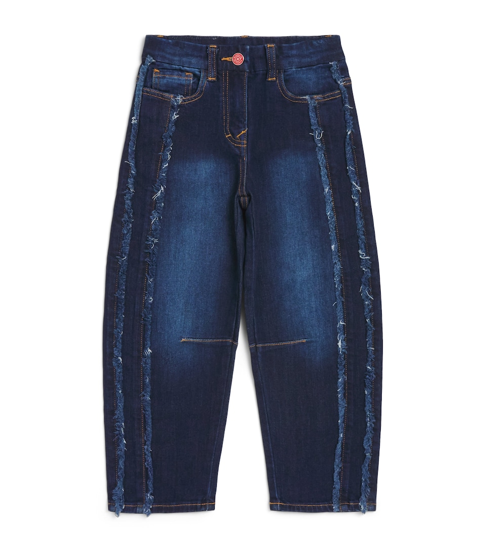 Monnalisa x Hello Kitty Barrel Jeans (2-12 Years) Blue Denim