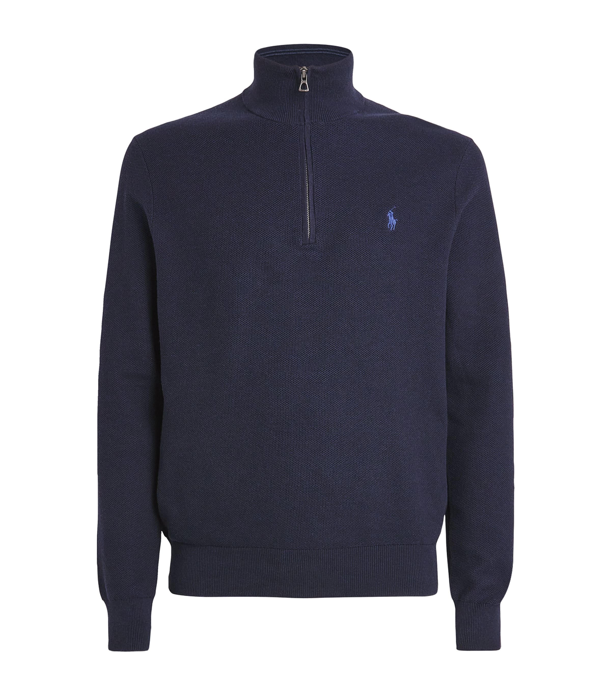 Cotton Quarter-Zip Sweatshirt