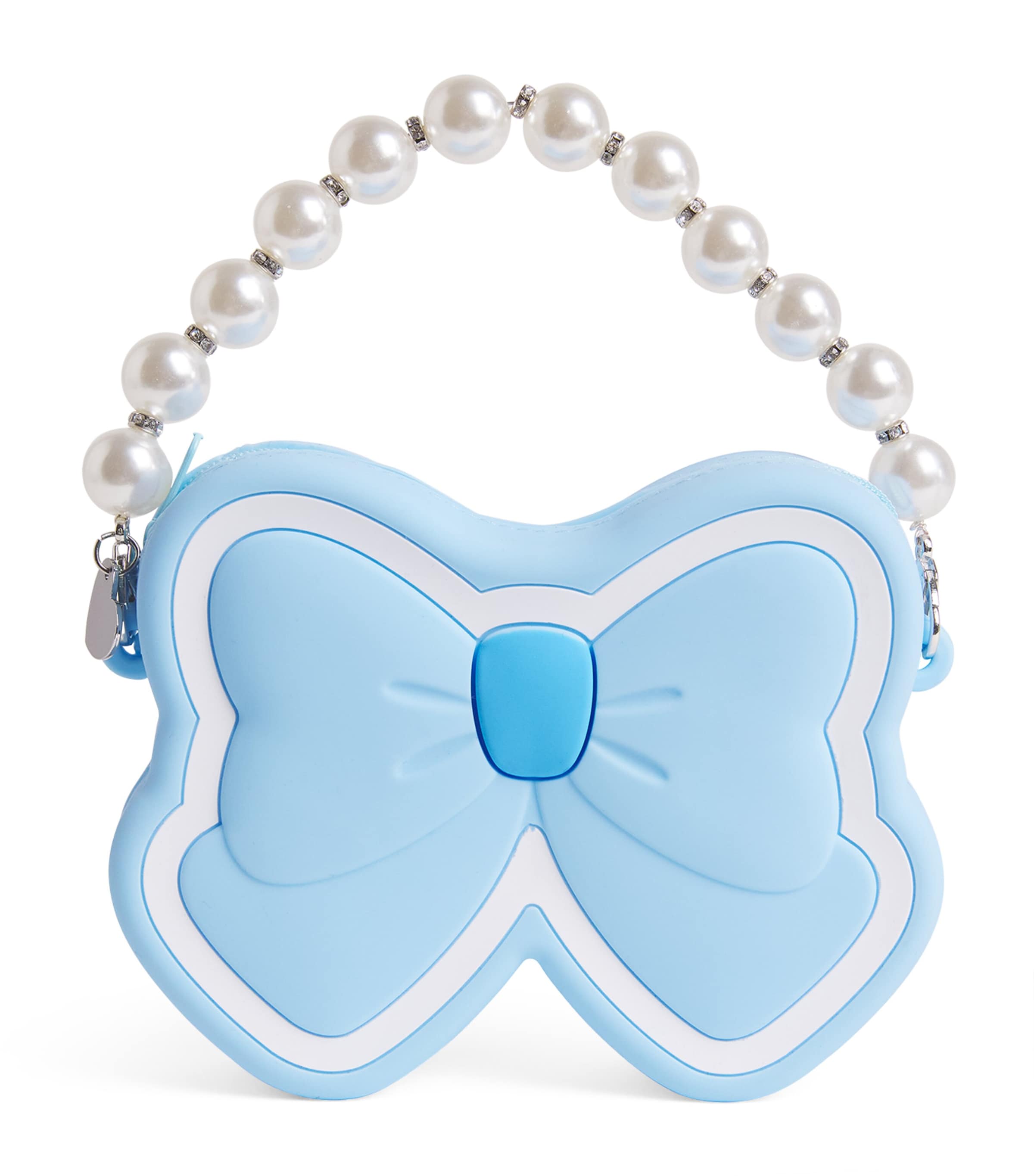 Monnalisa Bow Shoulder Bag Light Blue