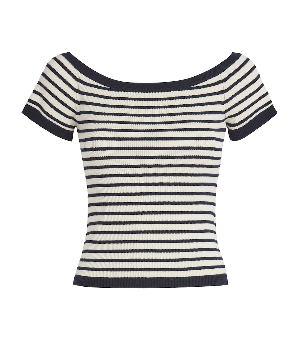 Striped Off-The-Shoulder Top