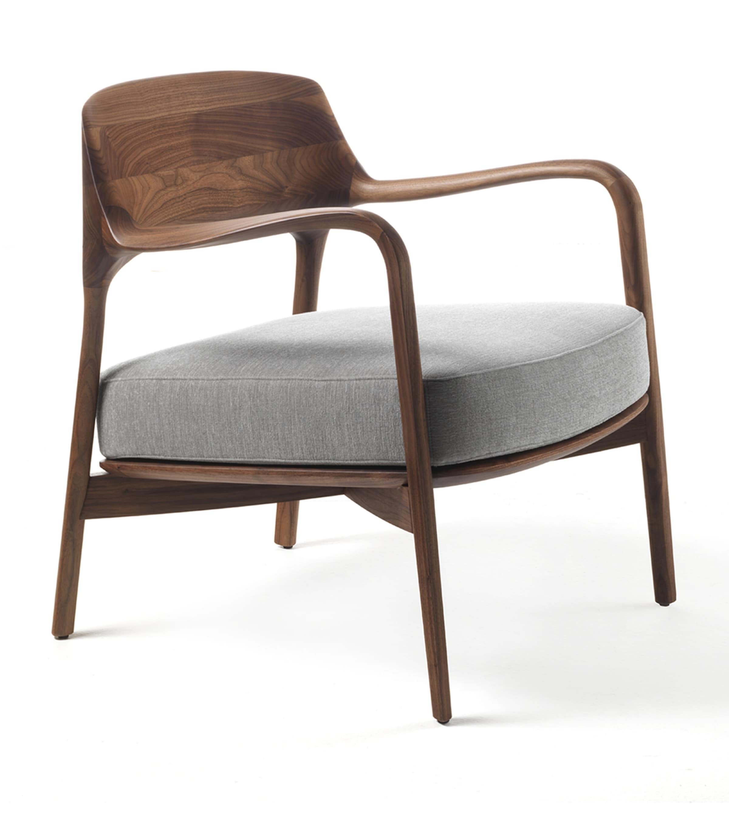 Walnut Louis Armchair