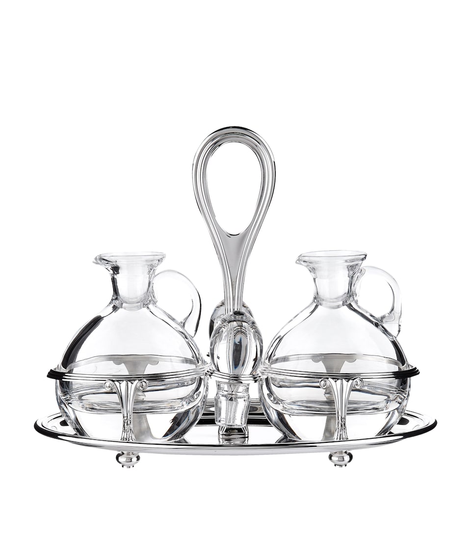 Georgian Silverplated Oval Cruet