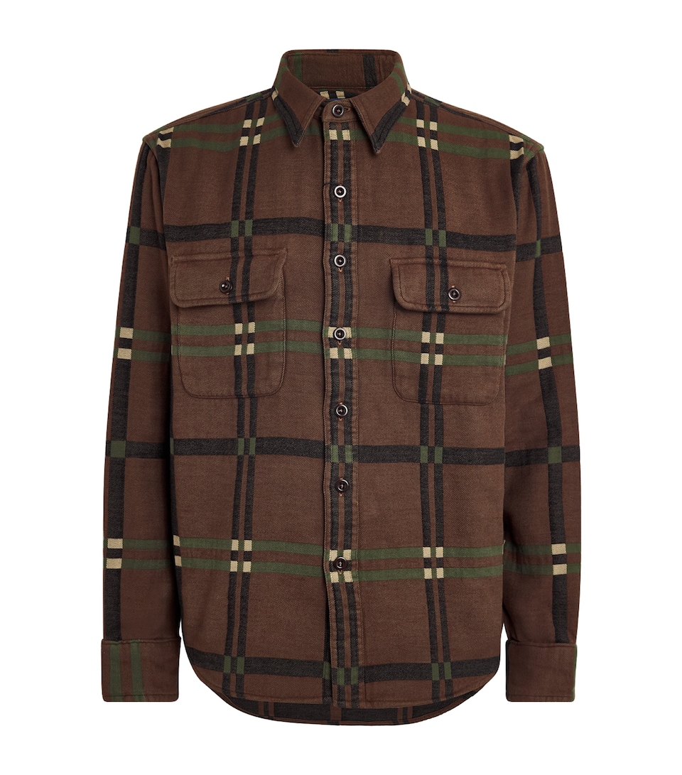 Cotton Flannel Utility Shirt