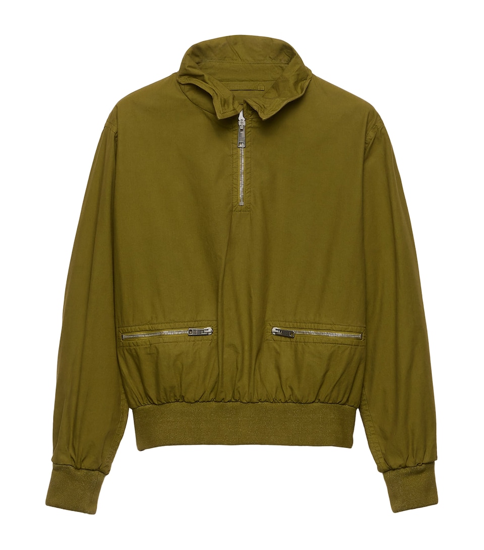 Cotton Half-Zip Sweatshirt
