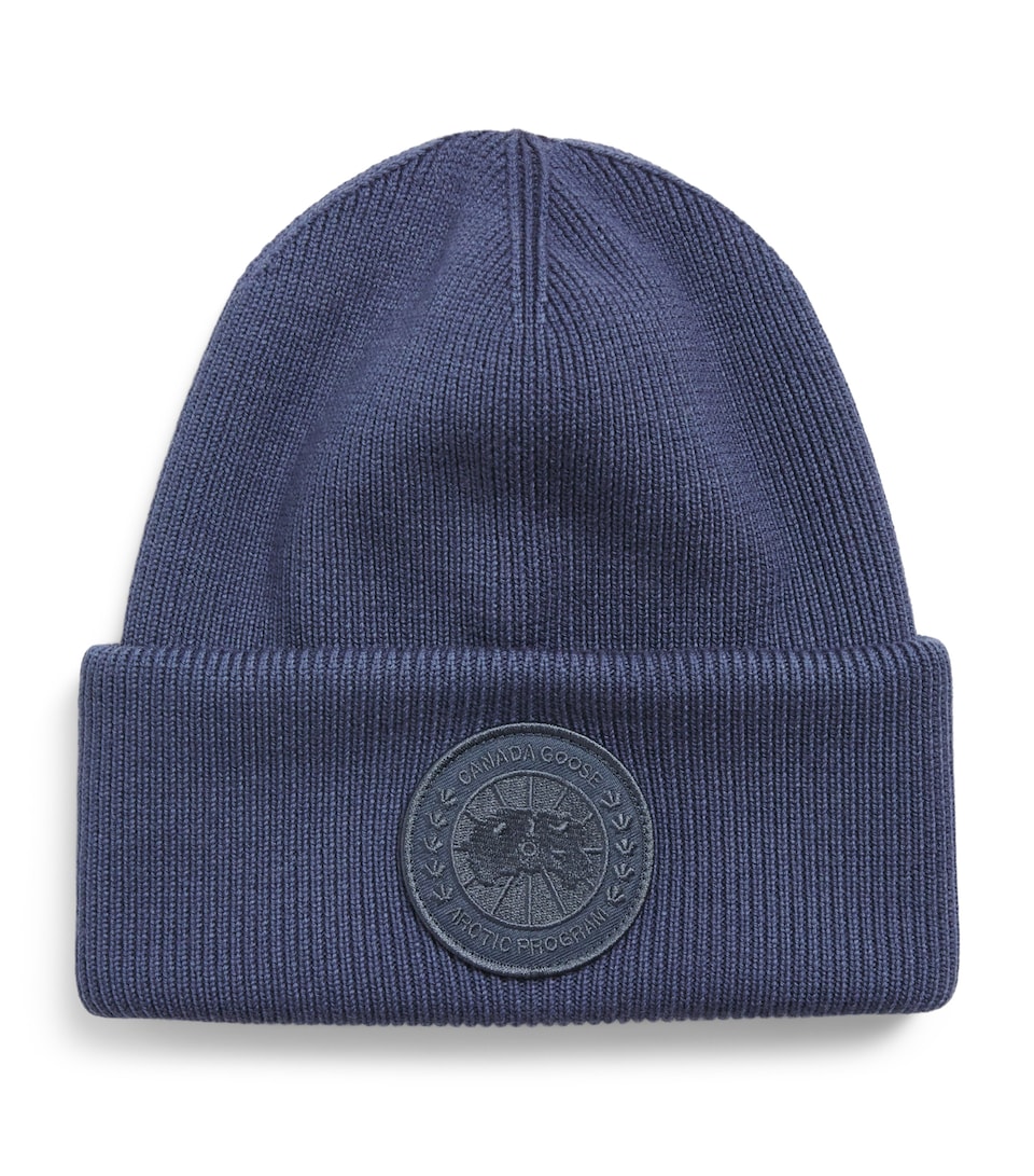 Canada Goose Wool Arctic Toque Beanie Dusk Blue