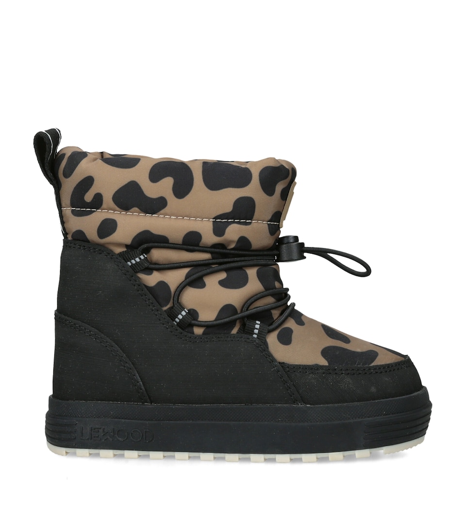 Liewood Zoey Leopard Print Snow Boots Black/comb