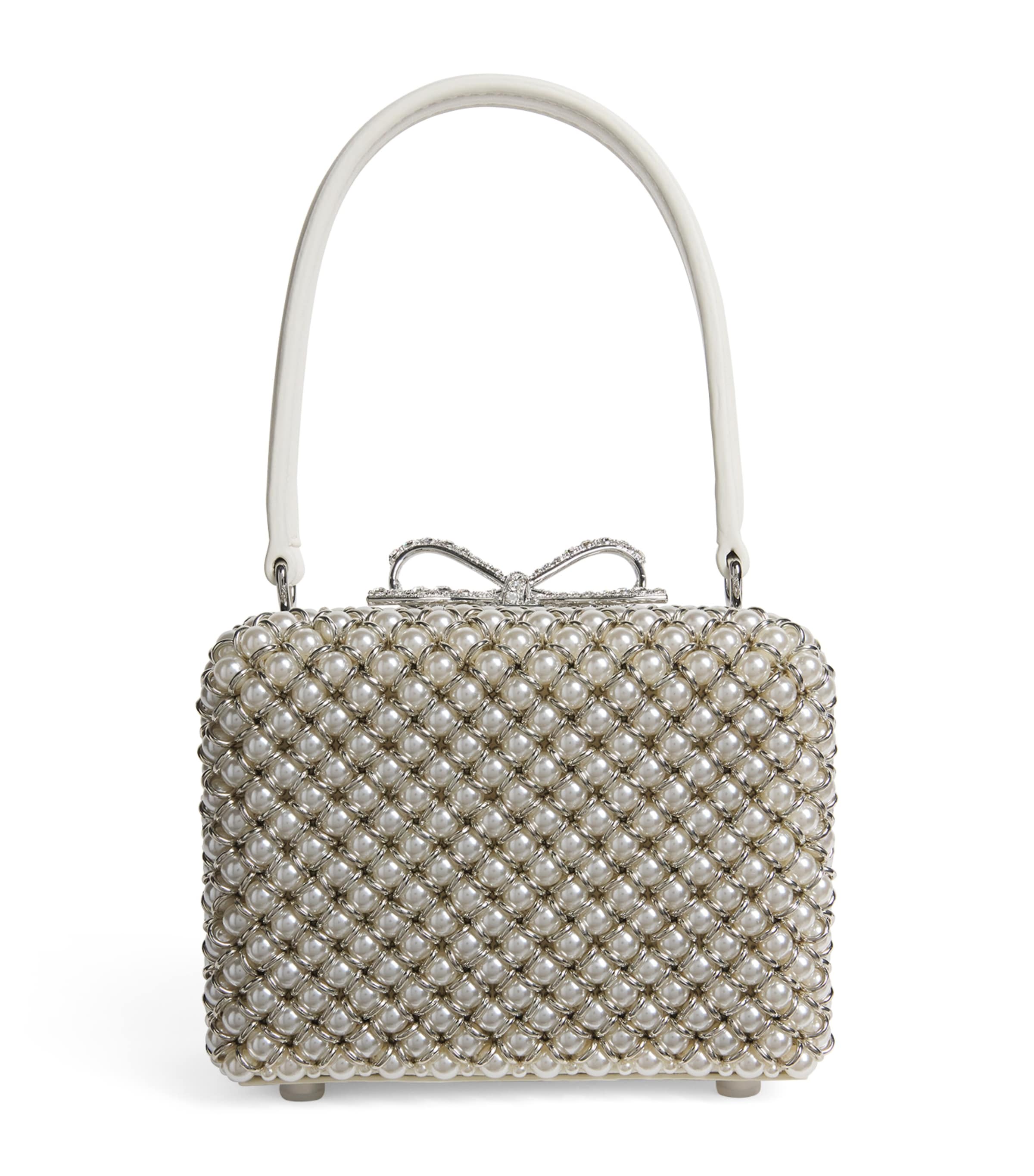Pearl-Embellished Mini Bag