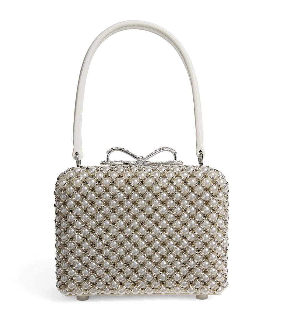 Pearl-Embellished Mini Bag