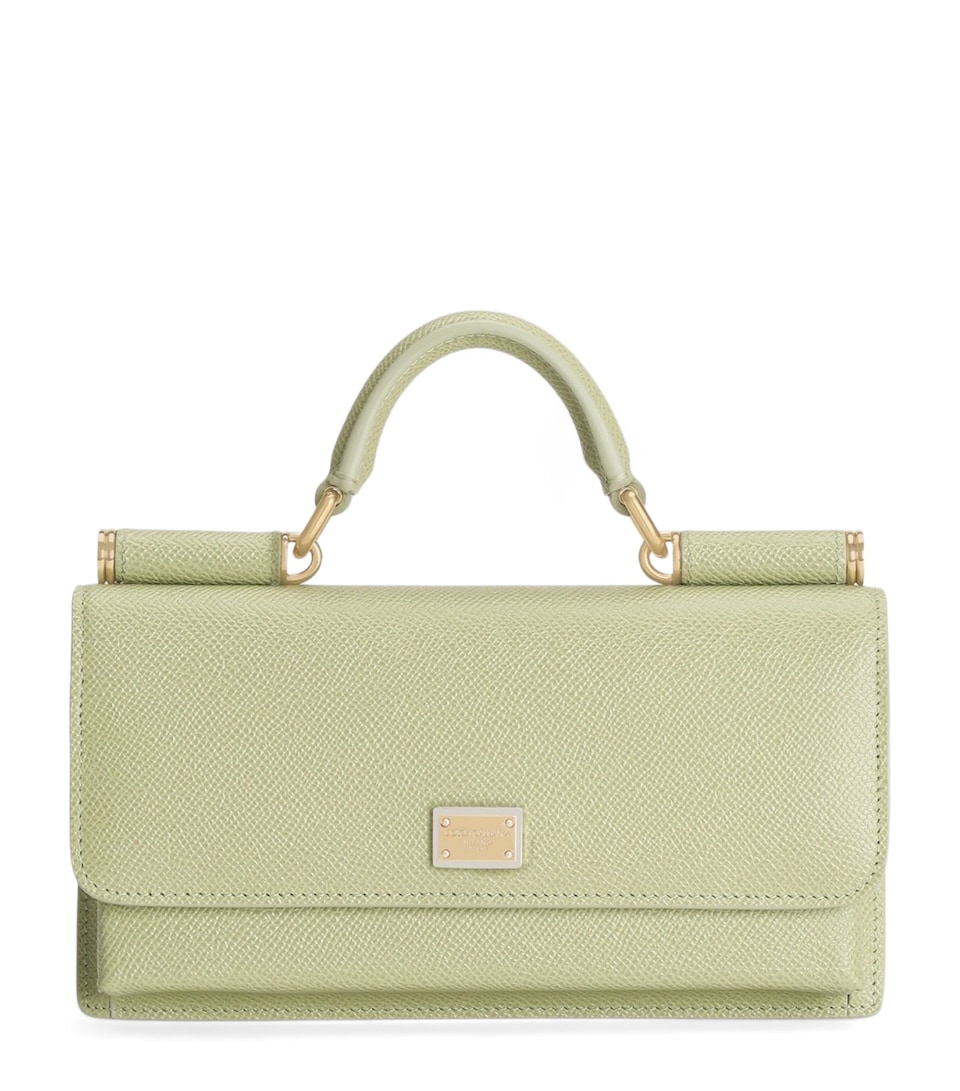Dolce&Gabbana Micro Calfskin DG Millennials Phone Bag Sage Gree