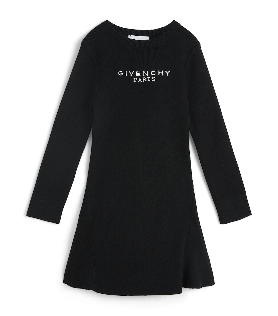 Givenchy Kids Cotton-Cashmere Logo Knitted Dress (4-12+ Years)