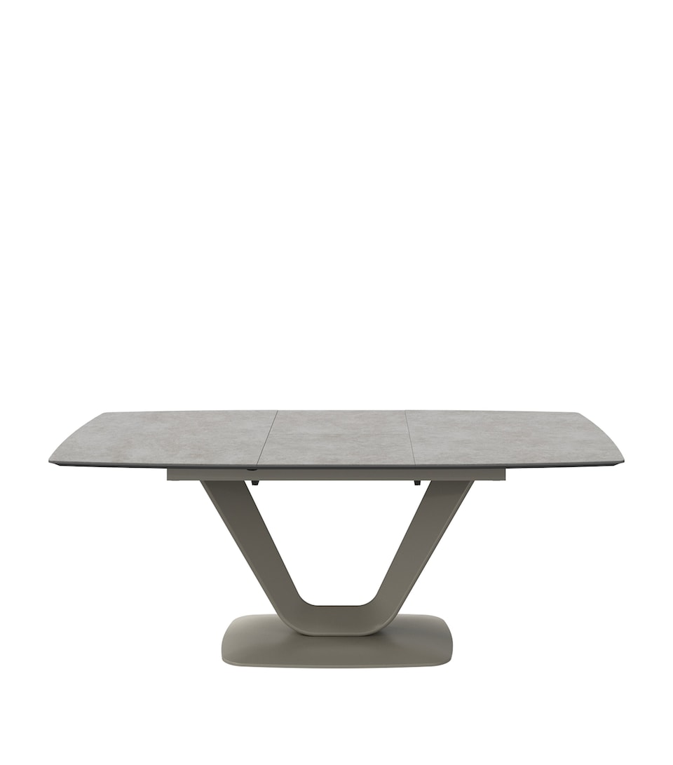 BoConcept Ceramic Alicante Extendable Dining Table Ash / Matt Ash Grey