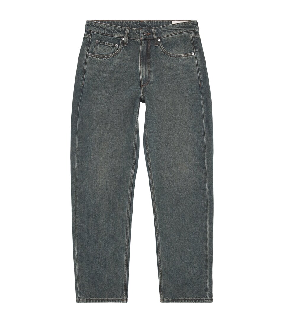 Rag & Bone Mens Fit 4 Straight Jeans Oilin