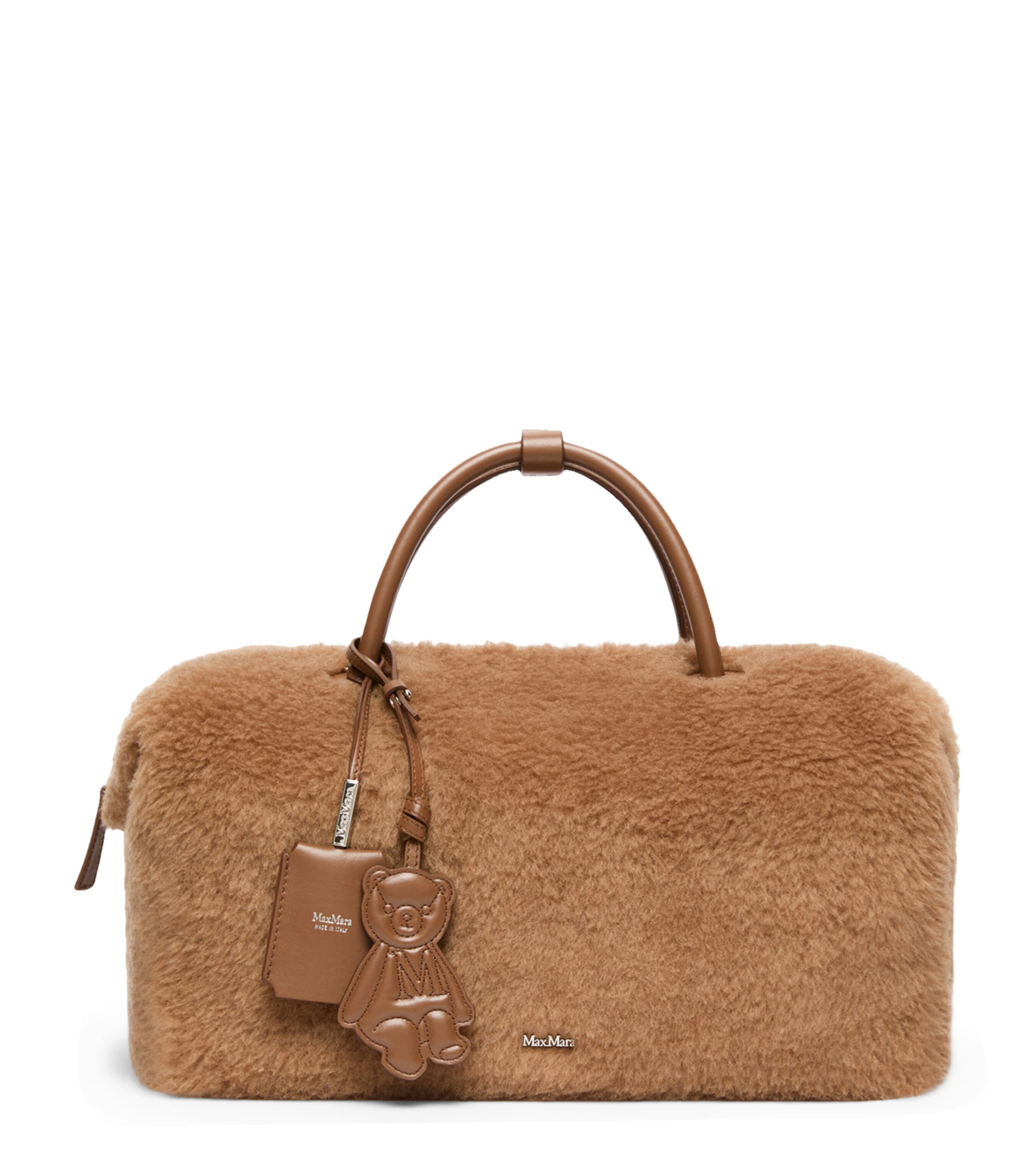 Max Mara Teddy Top-Handle Bag Camel