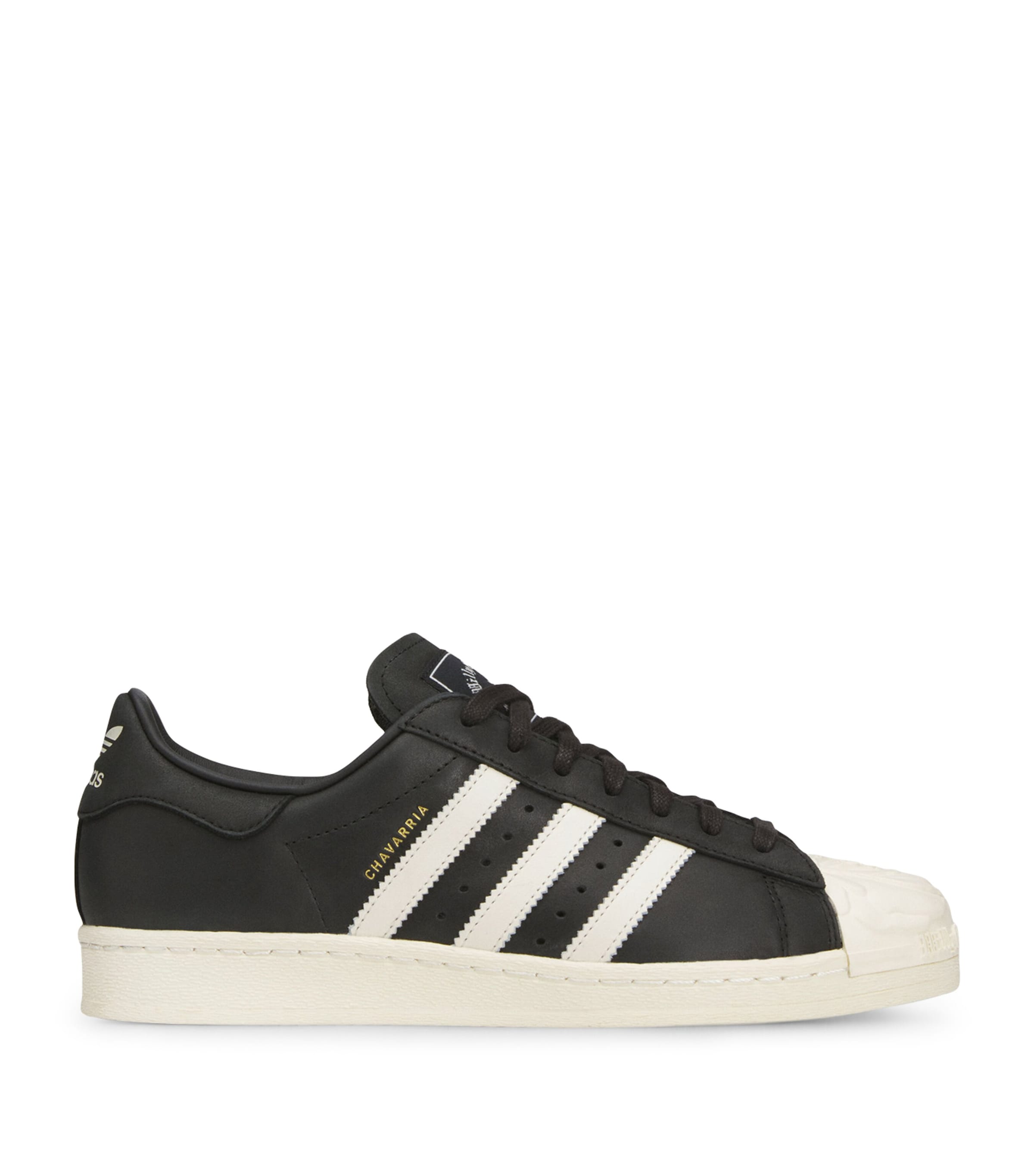 Willy Chavarria x adidas Superstar Sneakers Black/white/gold