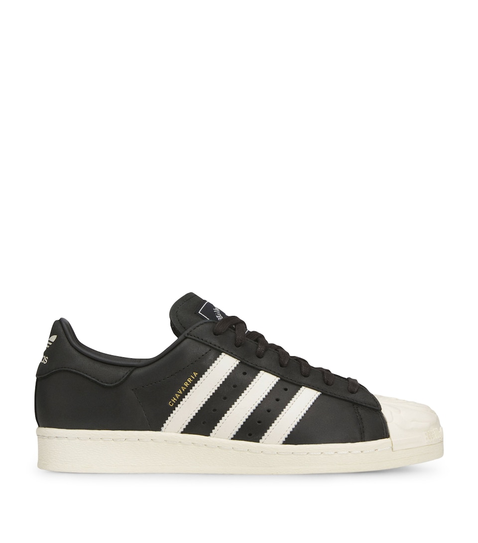 Willy Chavarria x adidas Superstar Sneakers Black/white/gold