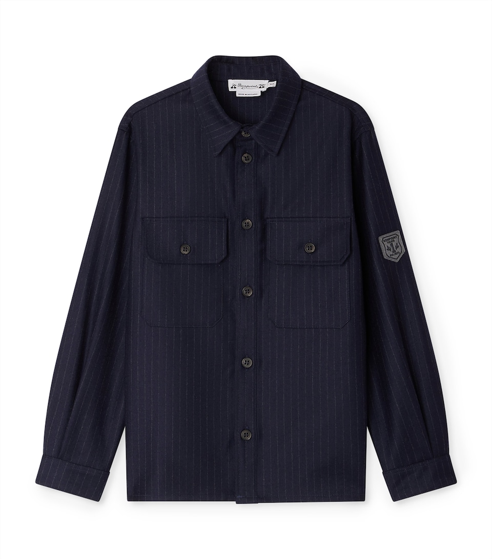 Wool Gustave Tennis Shirt (10-14 Years)