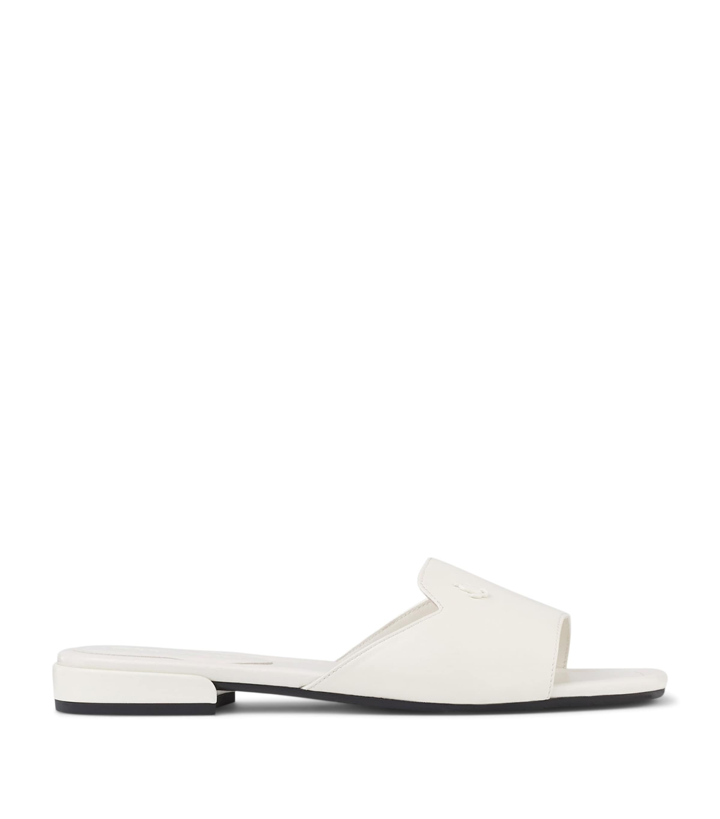 Jimmy Choo Dina Leather Sandals Latte