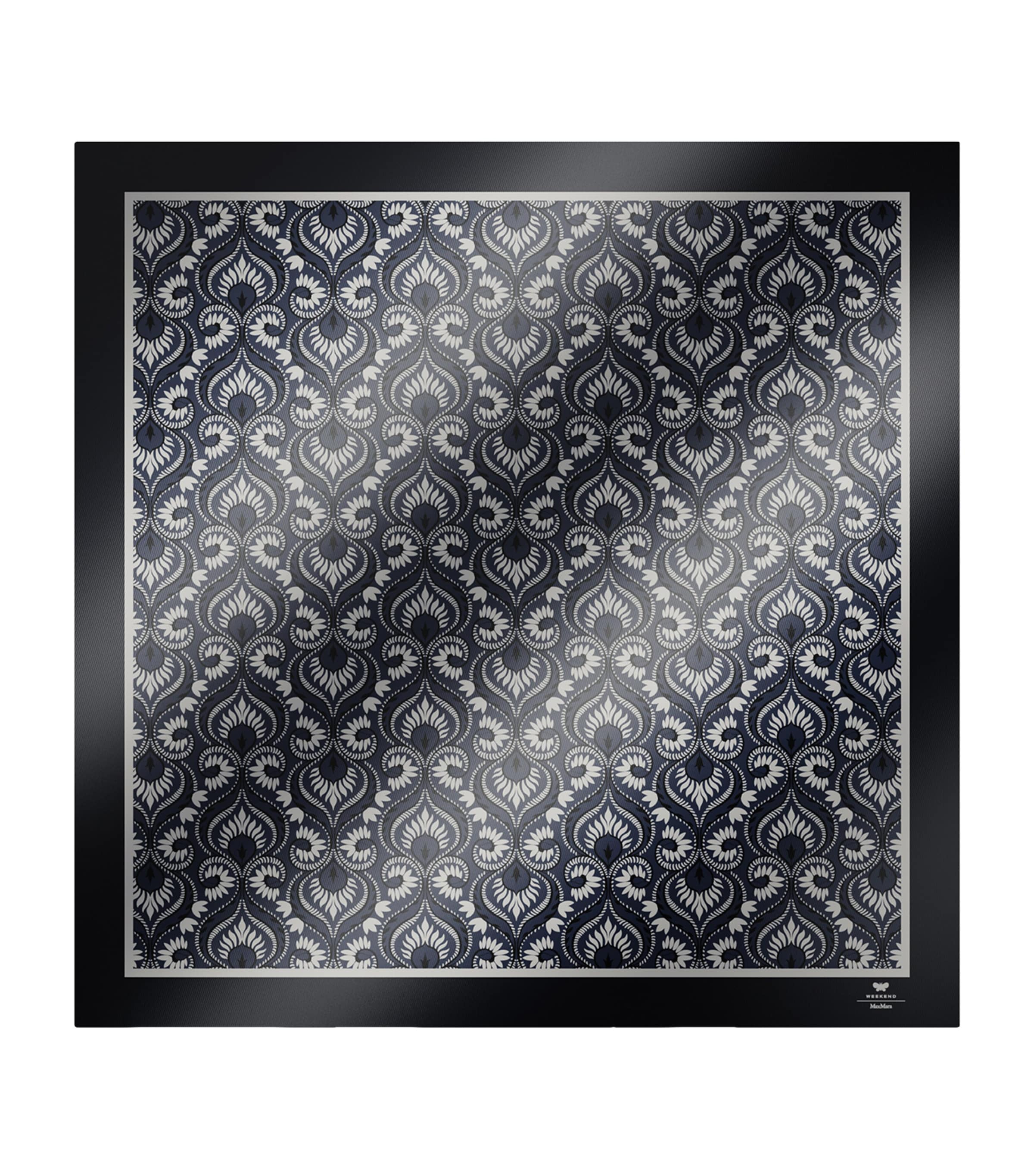 Silk Print Square Scarf