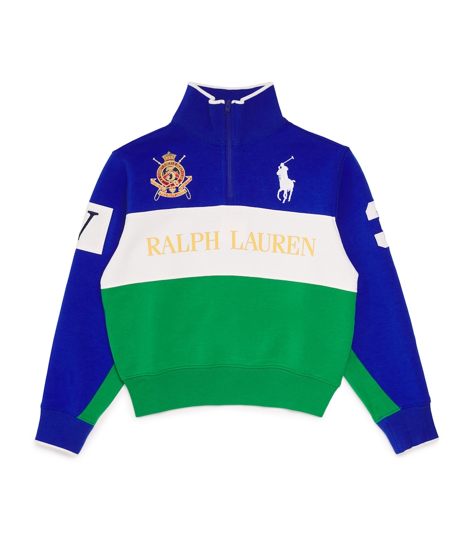 Cotton-Blend Quarter-Zip Sweatshirt (7-14 Years)