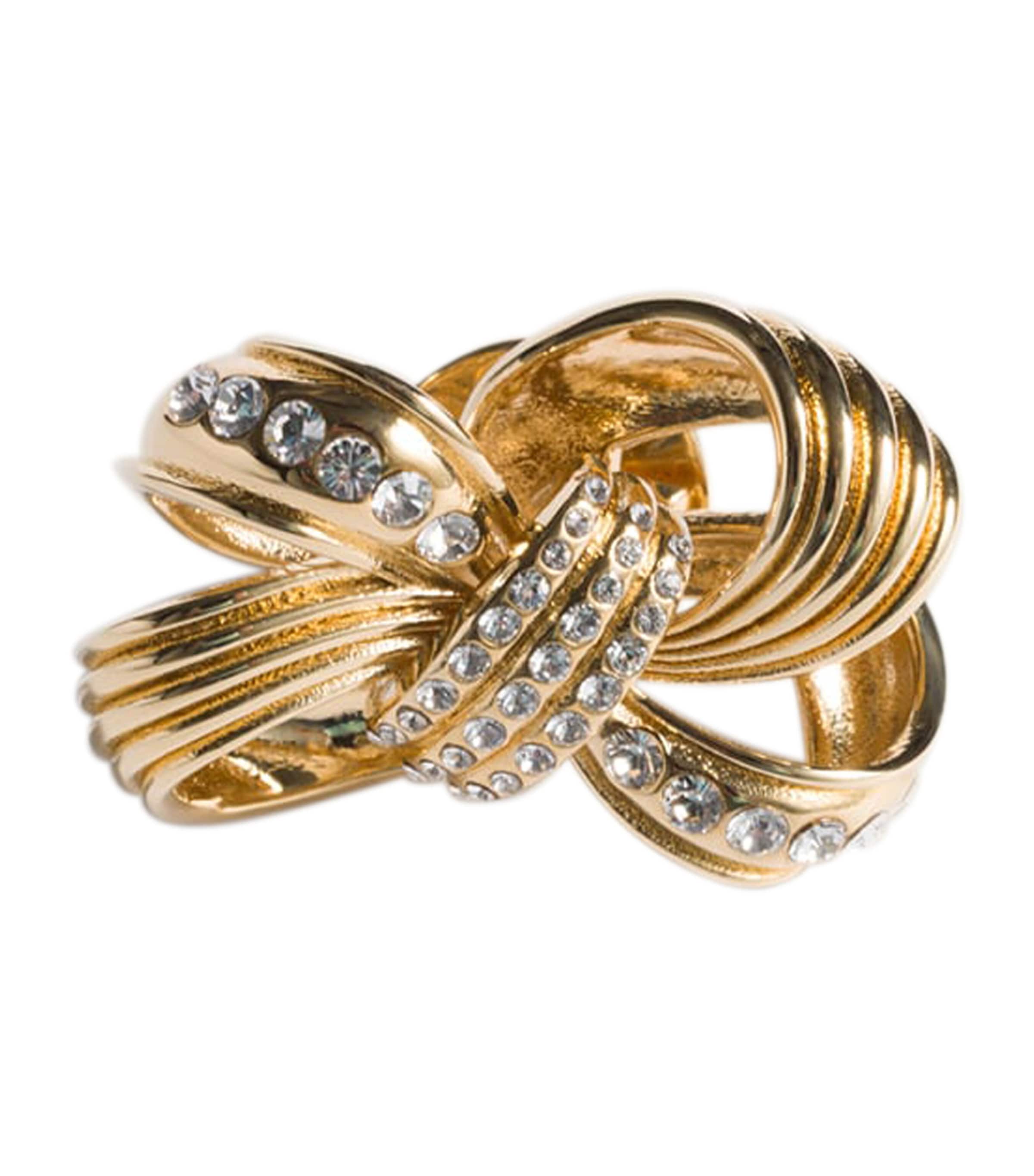 Crystal-Embellished Brooch