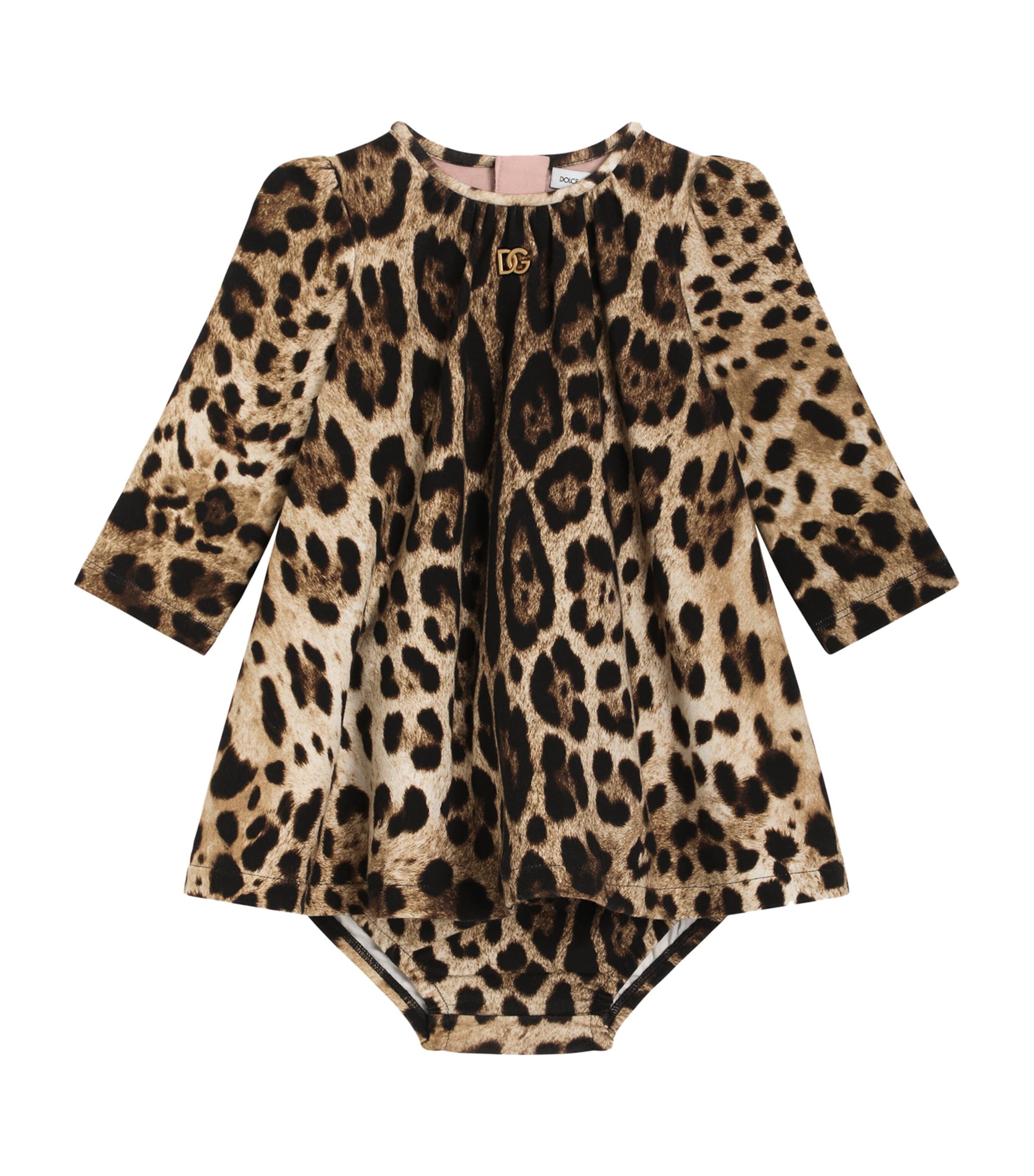 Stretch-Cotton Leopard Bodysuit (3-30 Months)
