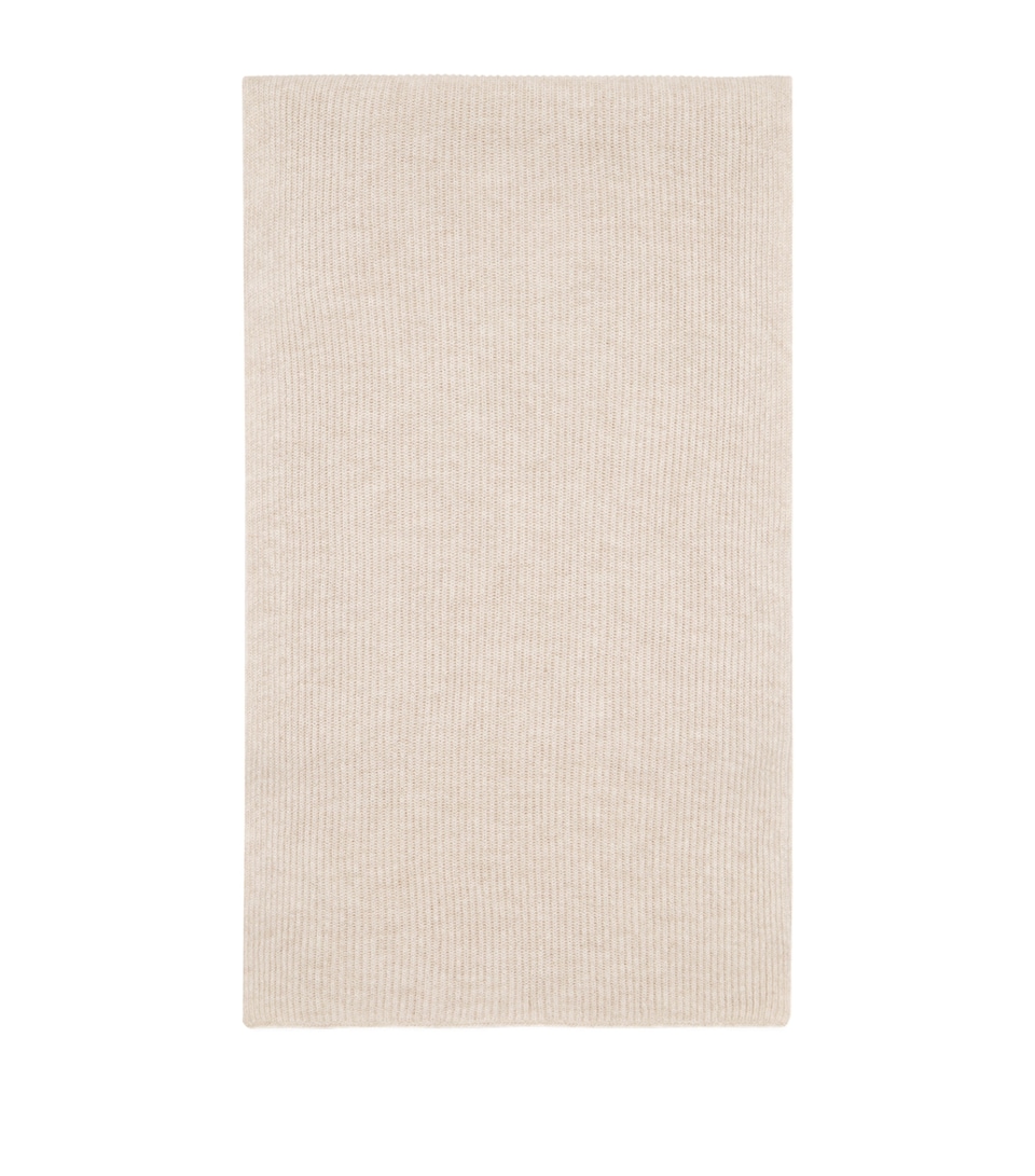 Cashmere English Rib Scarf