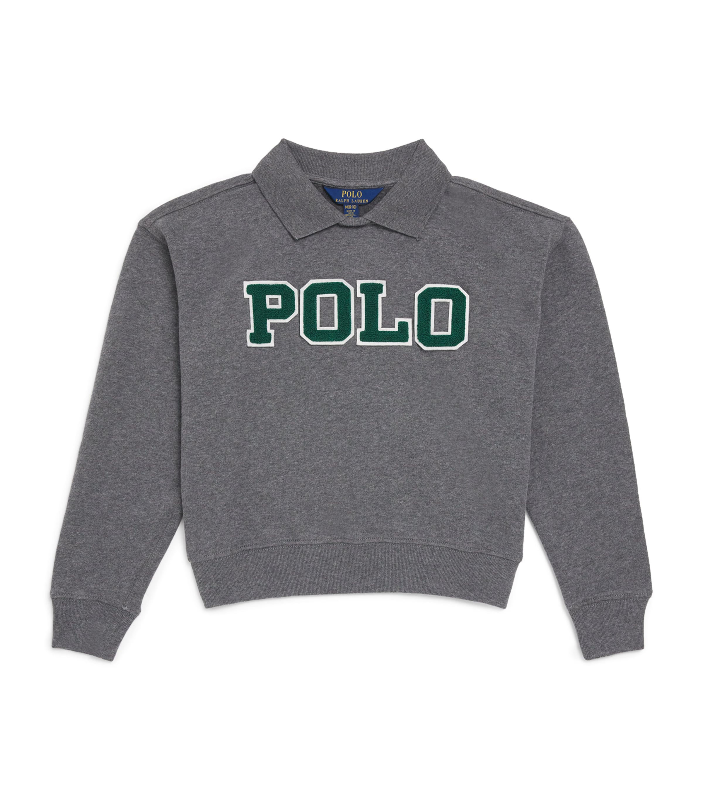 Cotton-Blend Polo Sweatshirt (7-14 Years)