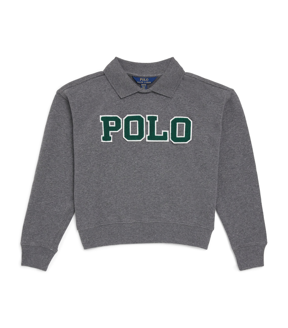 Cotton-Blend Polo Sweatshirt (7-14 Years)
