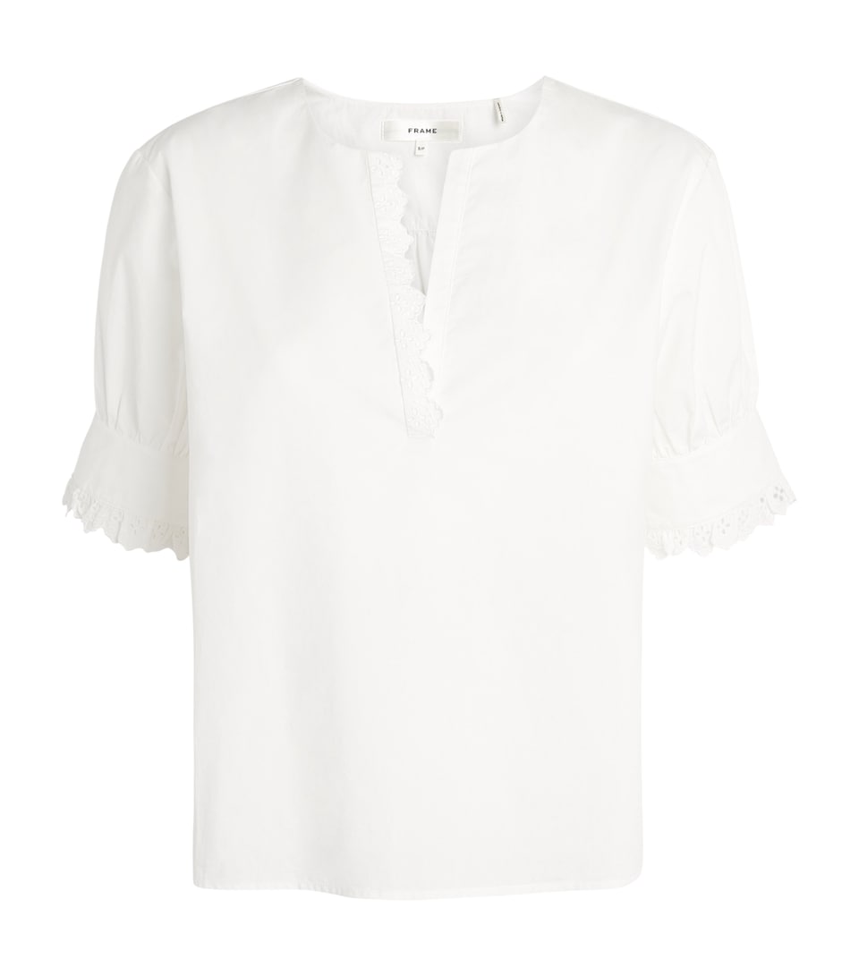 FRAME Womens The Keepsake Blouse White