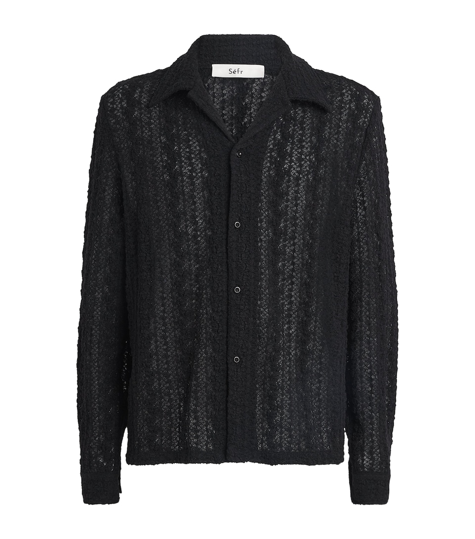 Wool-Blend Lace Jagou Shirt