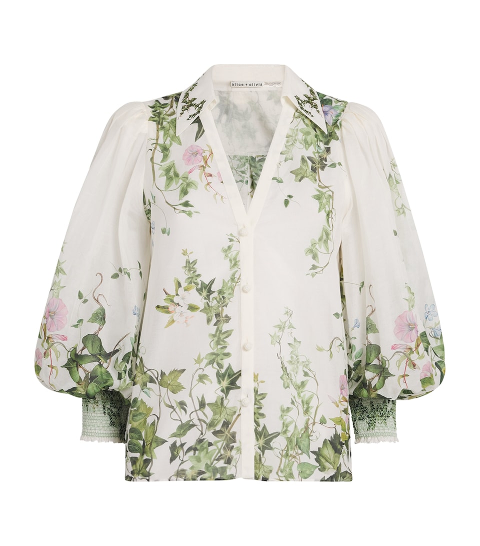 Cotton-Silk Charis Blouse