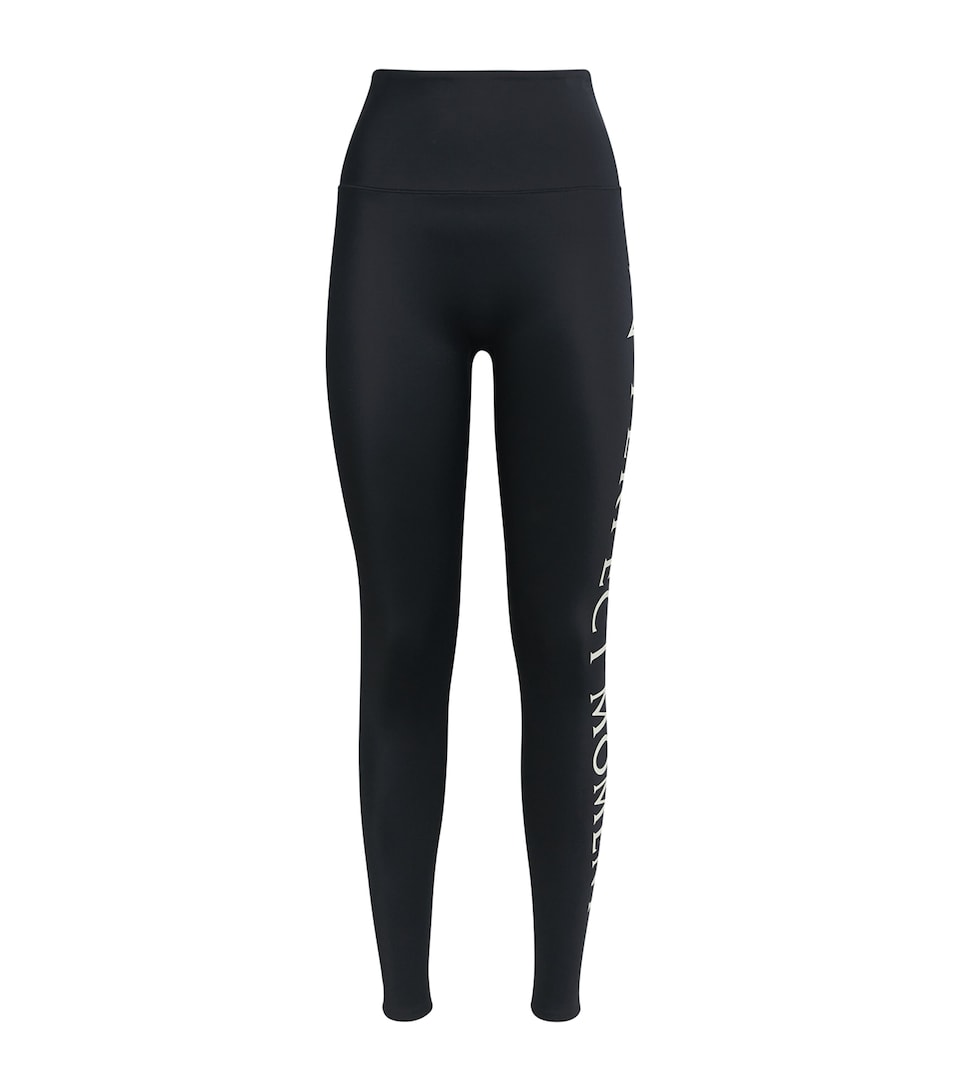 Perfect Moment Womens Logo Leggings Black