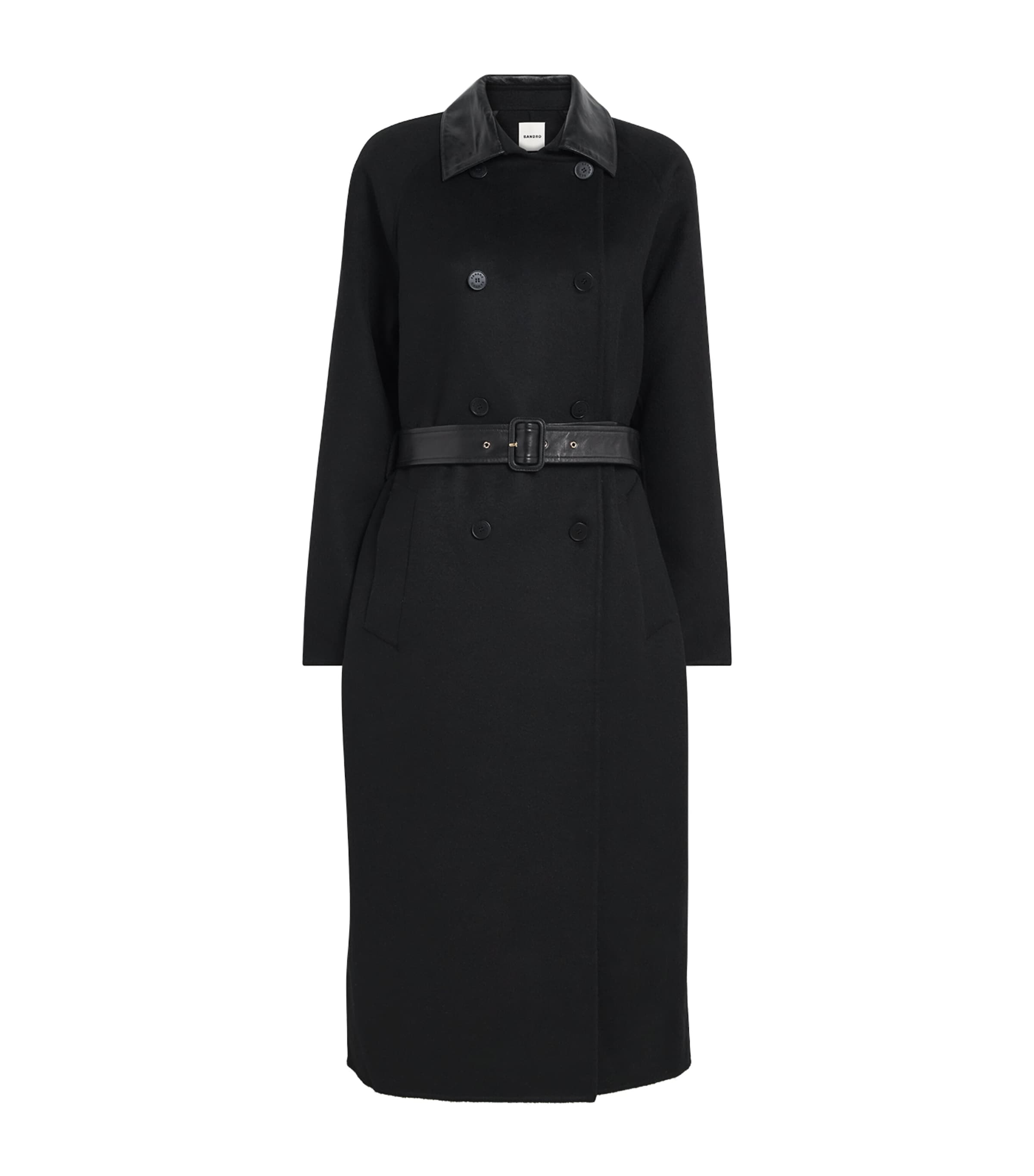 Wool Double-Breasted Coat