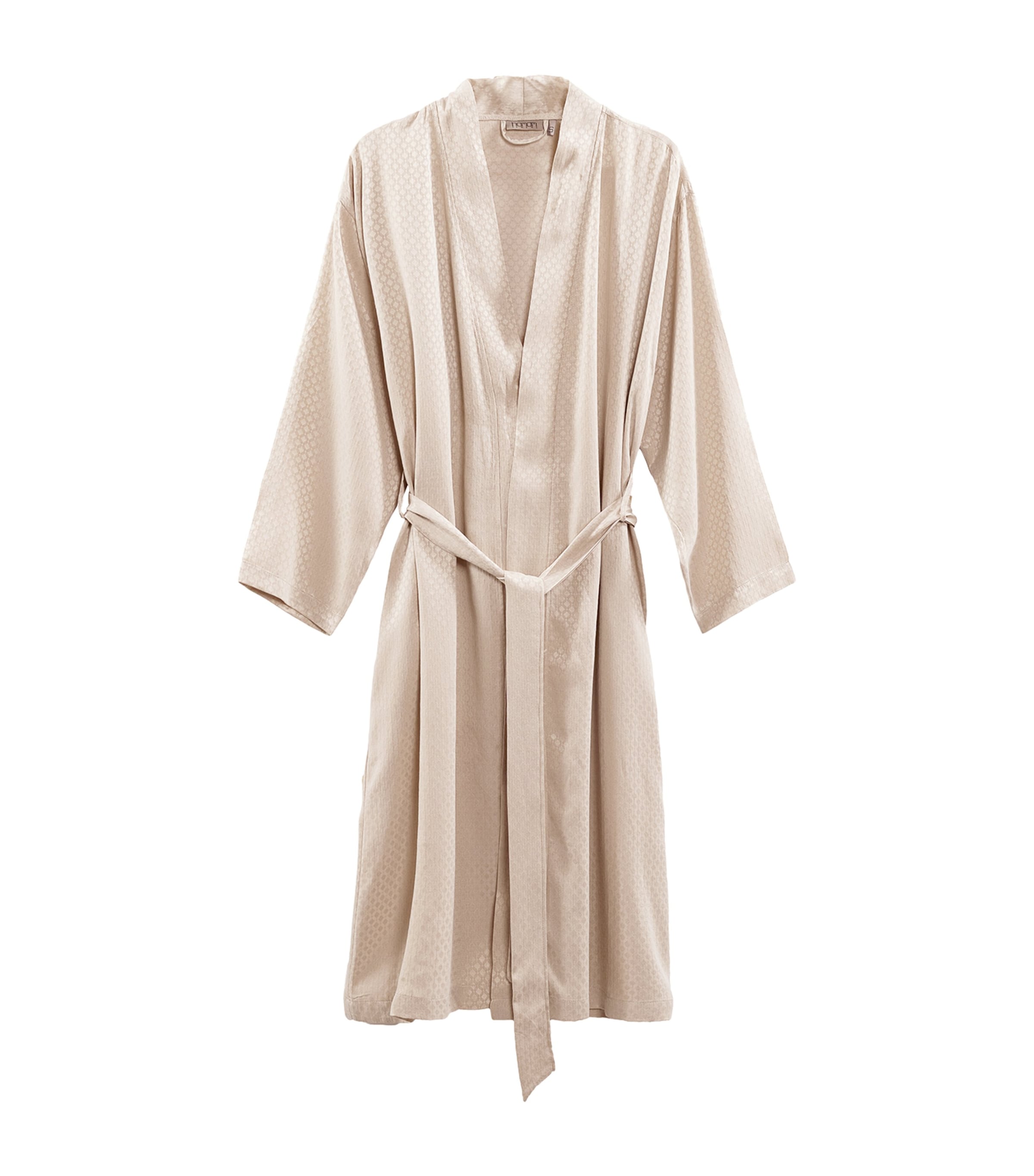 Hamam Cotton Astra Jacquard Robe Bone