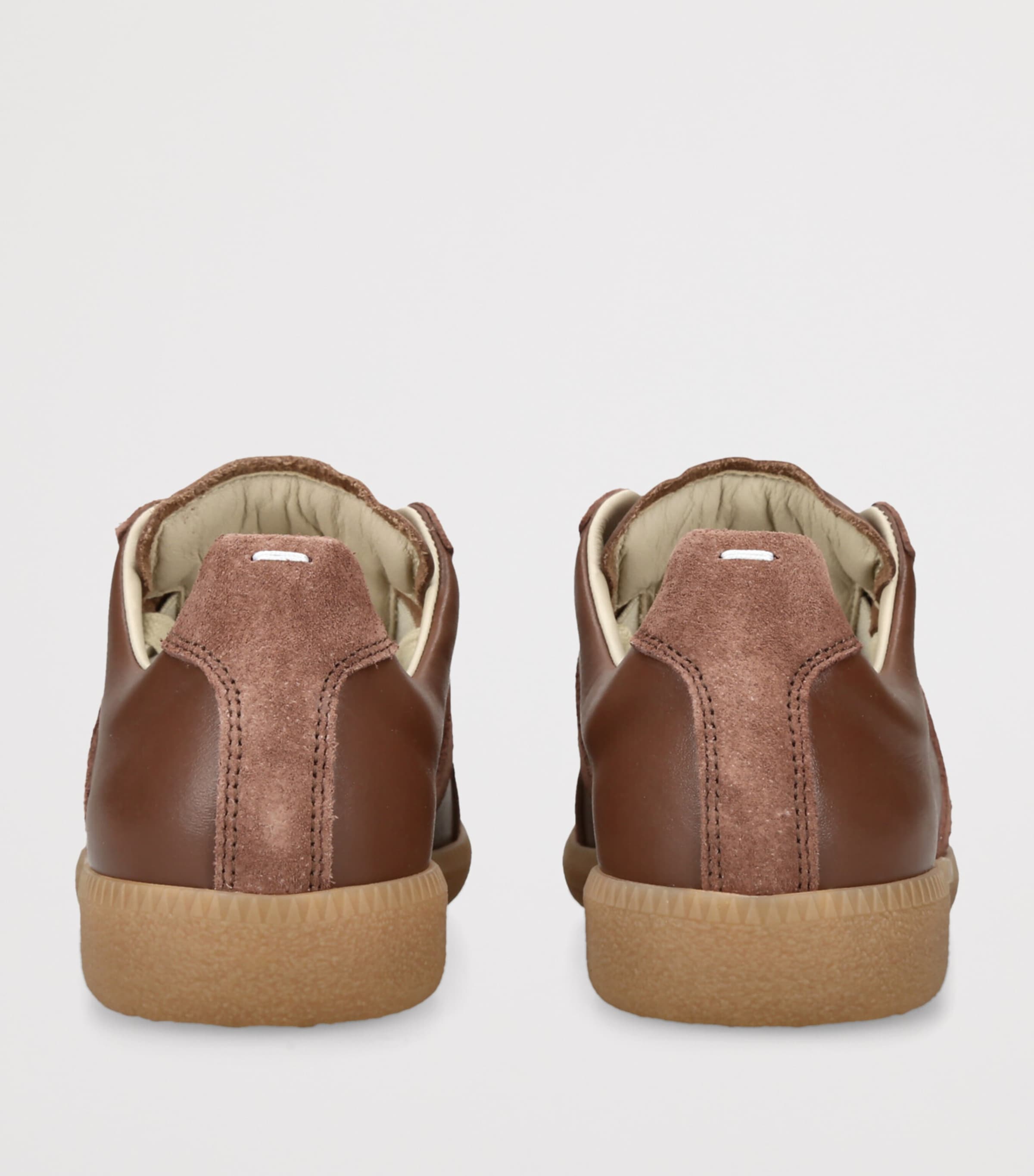 Leather Replica Sneakers TAN Image 2